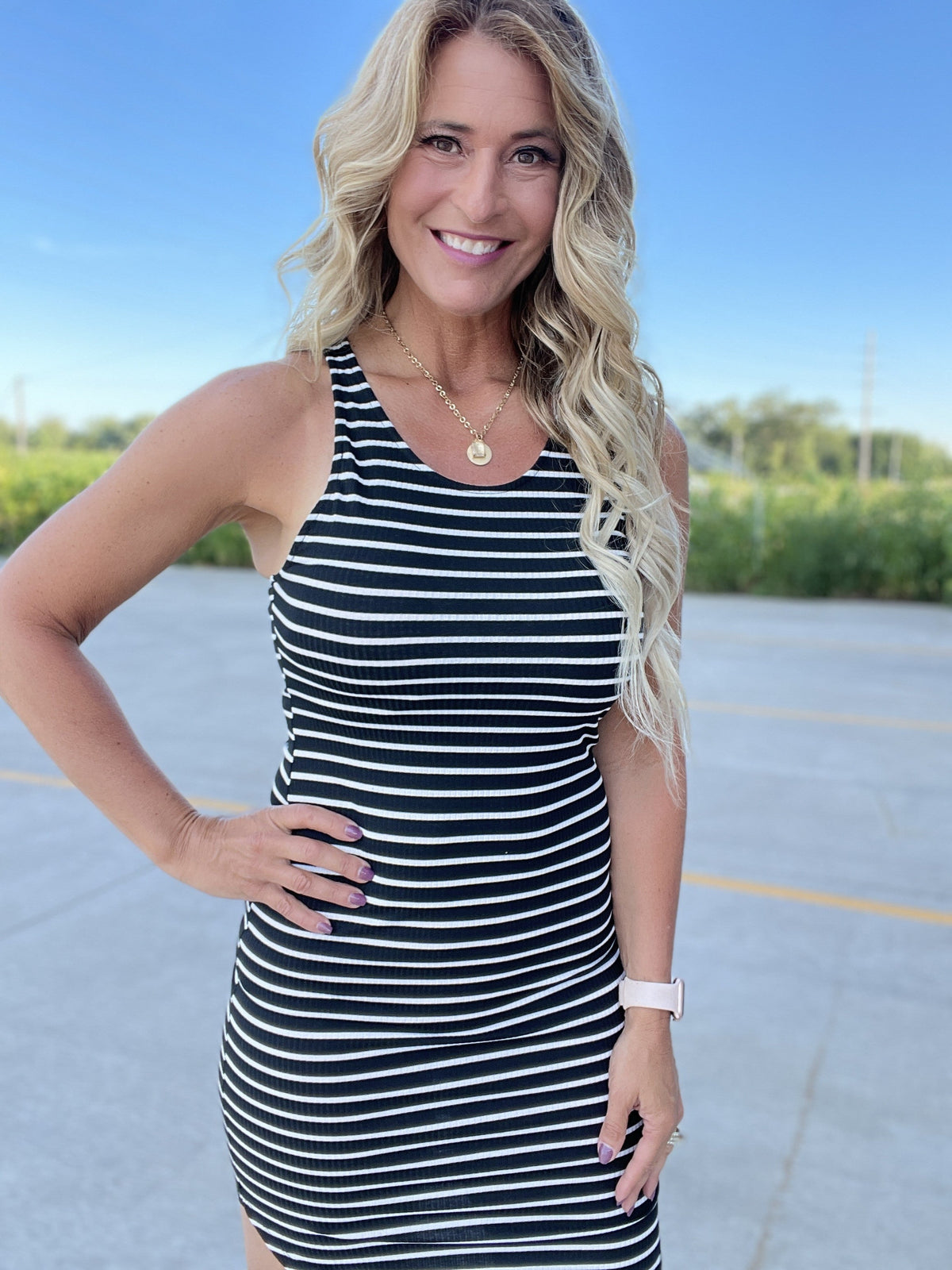 It's A Fine Line Dress *Final Sale*