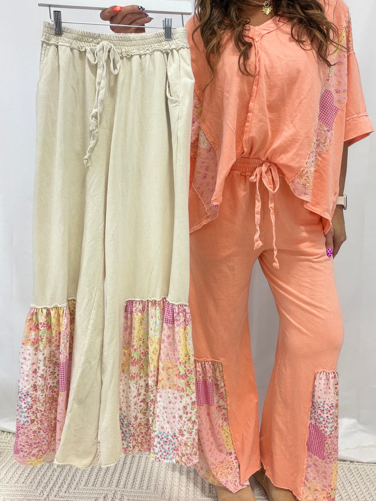 Patchwork Prairie Lounge Pants in 4 Colors