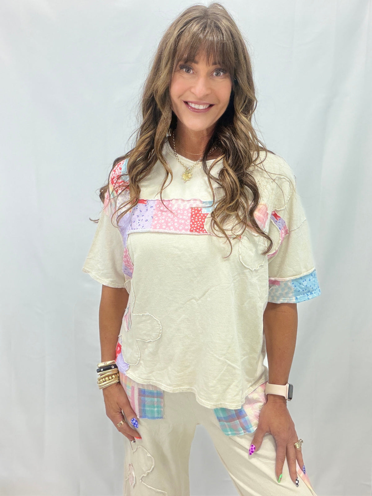 Chasing Daisies Plaid Bandana Top In 4 Colors