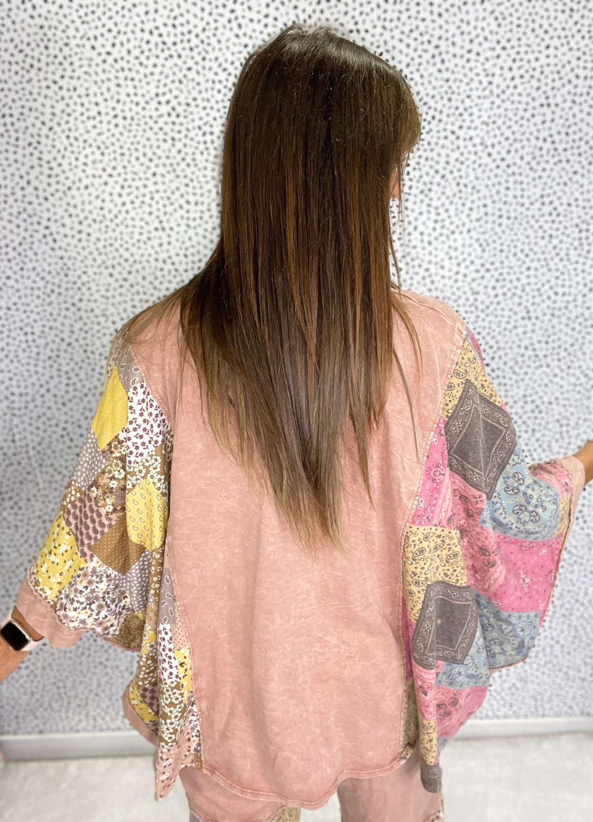 Boho Canyon Patchwork Poncho Top In 3 Colors