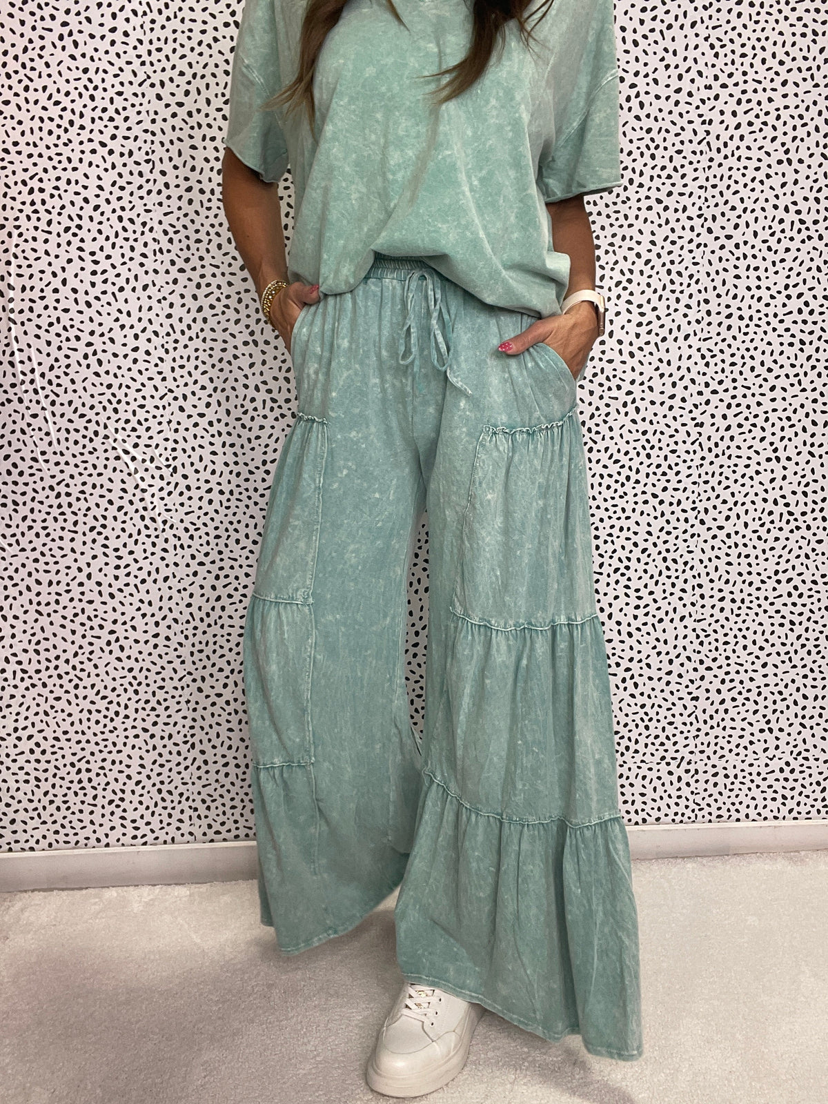Just Go With It Wide Leg Pants In 2 Colors *Final Sale*