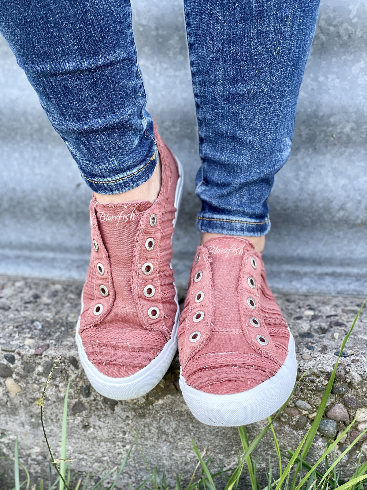 Blowfish Parlane Baked Clay, Pink & Sky Blue Canvas Sneaker- 3 colors *Final Sale*