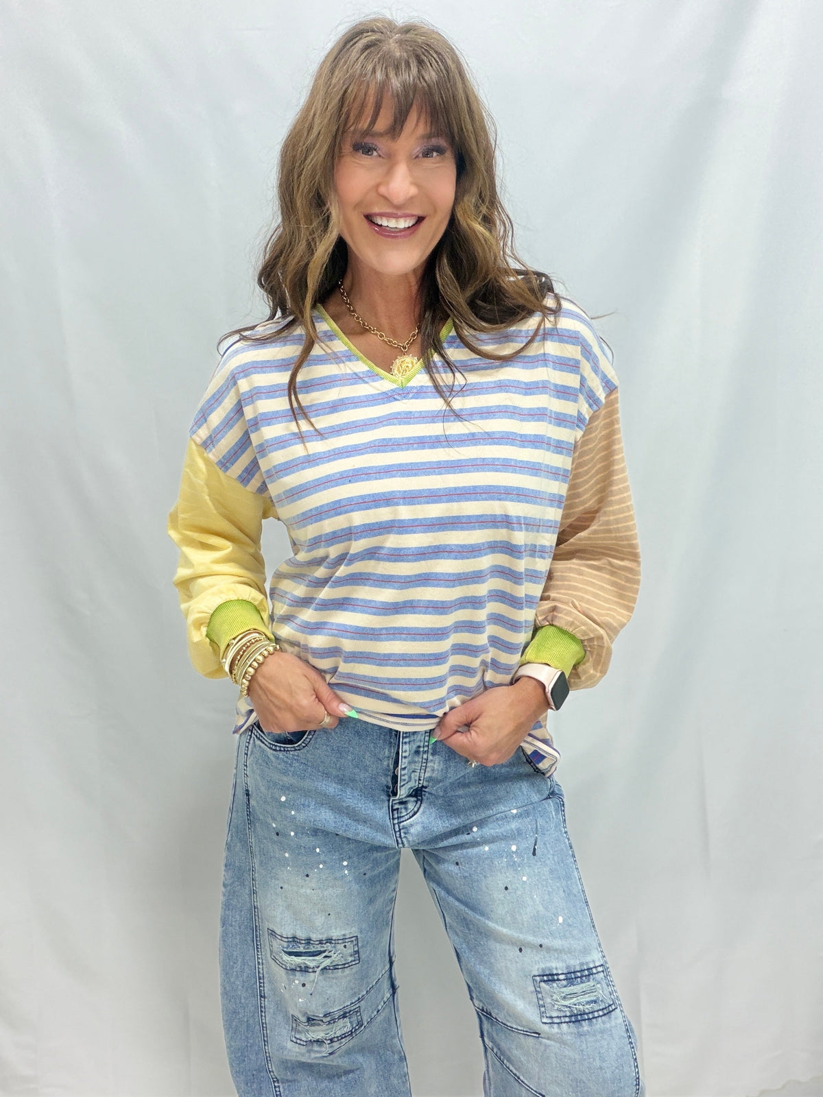 Reason To Live Washed Terry Pullover In 2 Colors