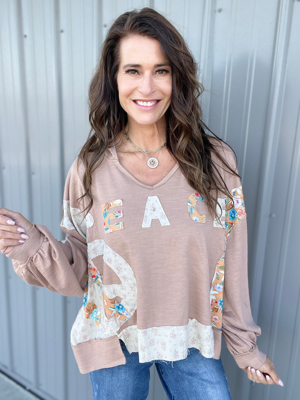 POL Peaceful Journey Long Sleeve Knit Hoodie Top In 3 Colors: Cream, Mocha, Pink *Final Sale*