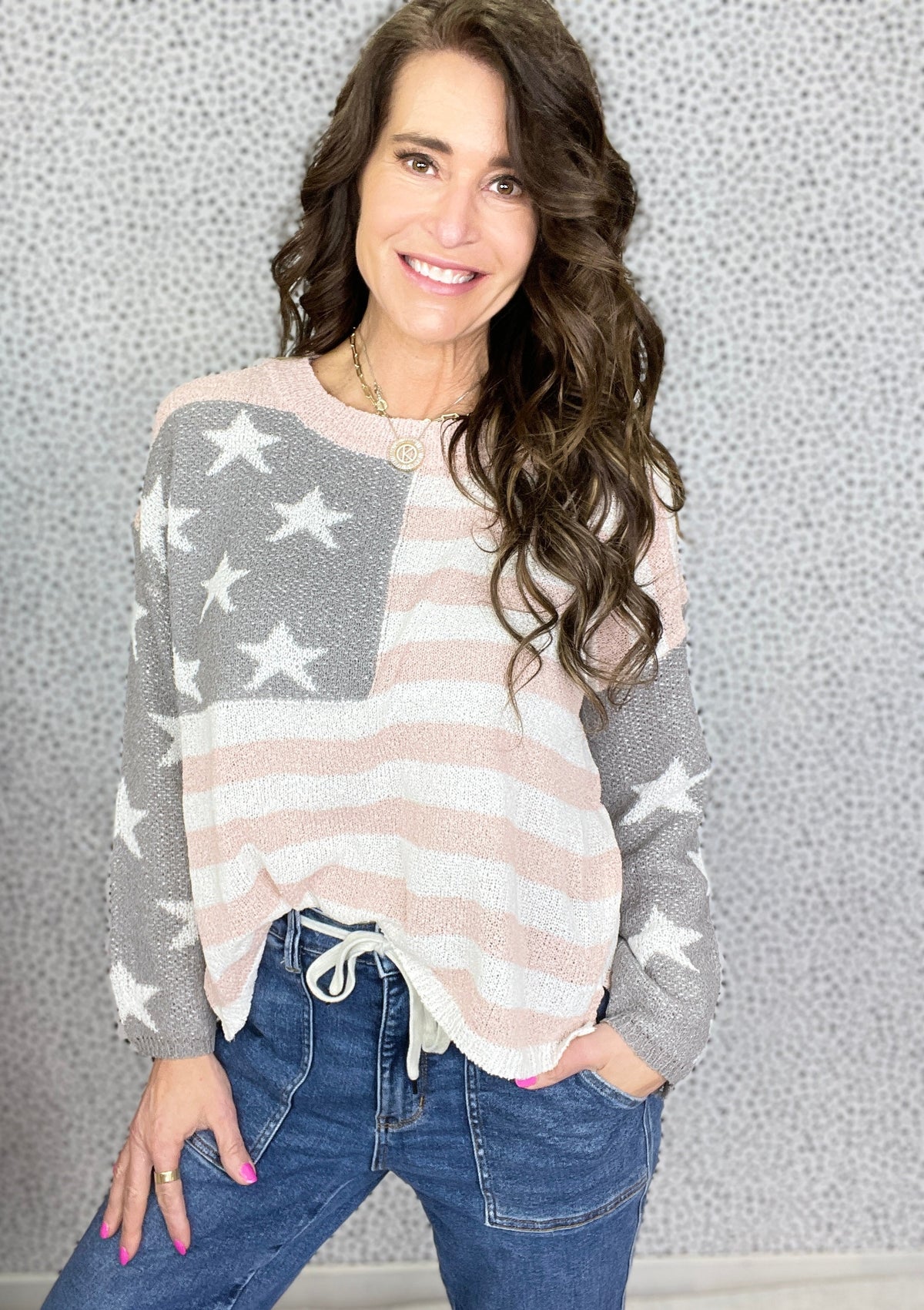 Pol Let's Unite Lightweight Sweater