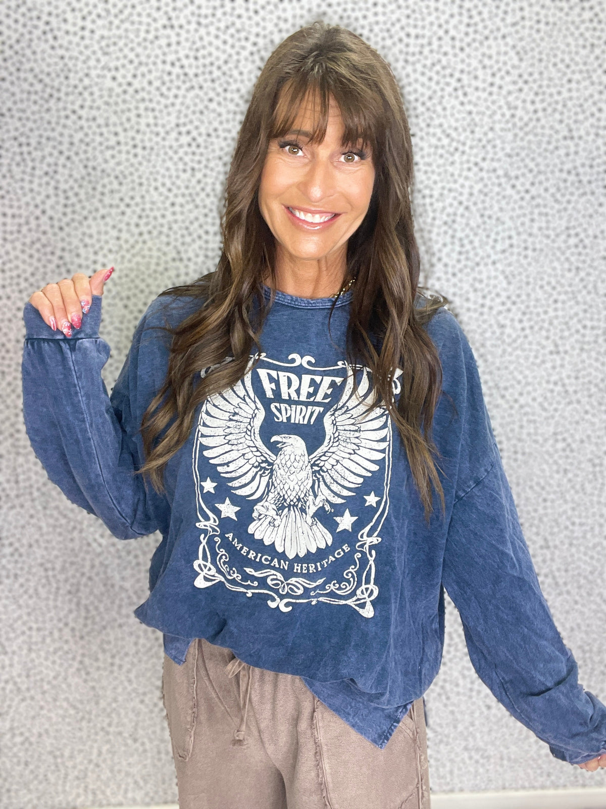 Free Spirit Mineral Wash Sweatshirt in 9 Colors *Final Sale*