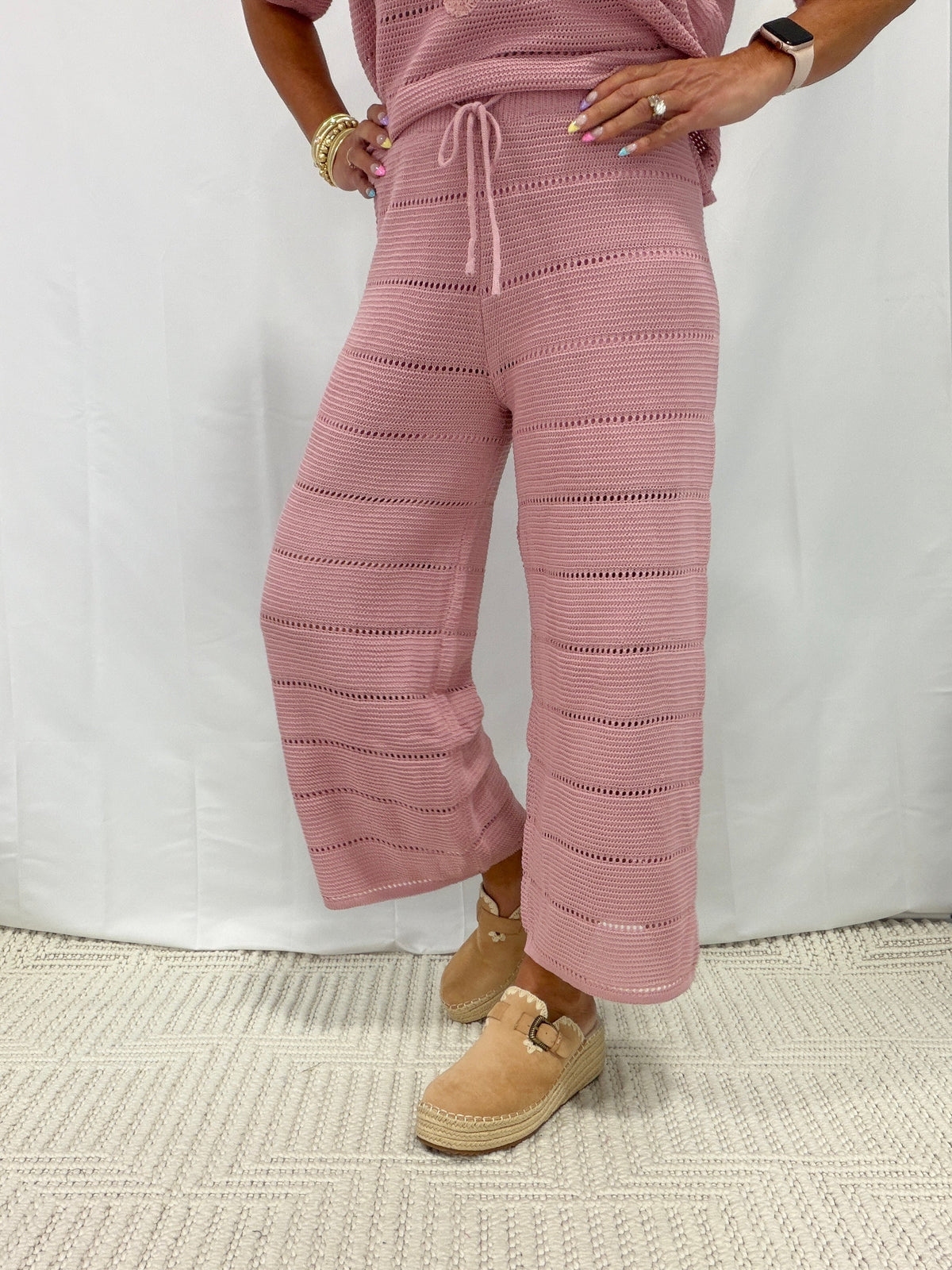 Flower Child Wide-Leg Pants In 2 Colors