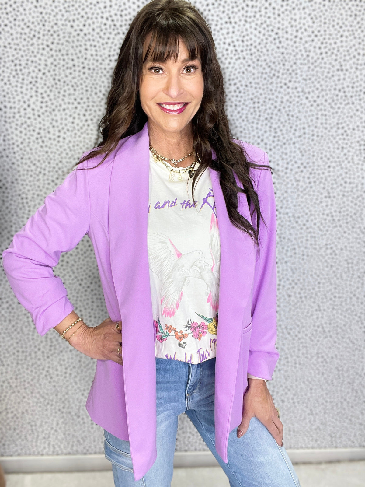 Out Of My Way Scrunch Sleeve Blazer In 3 Colors