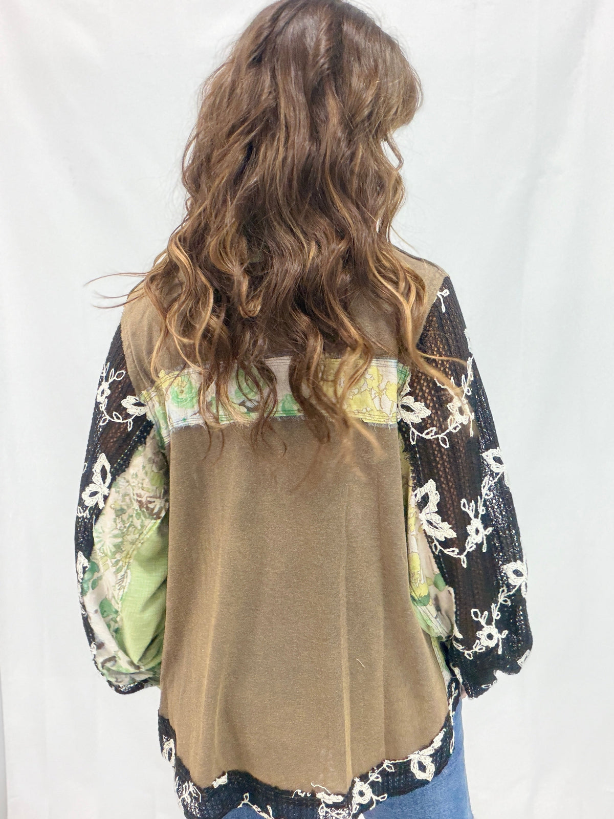 Meadow Daydream Patchwork Henley in 3 Colors