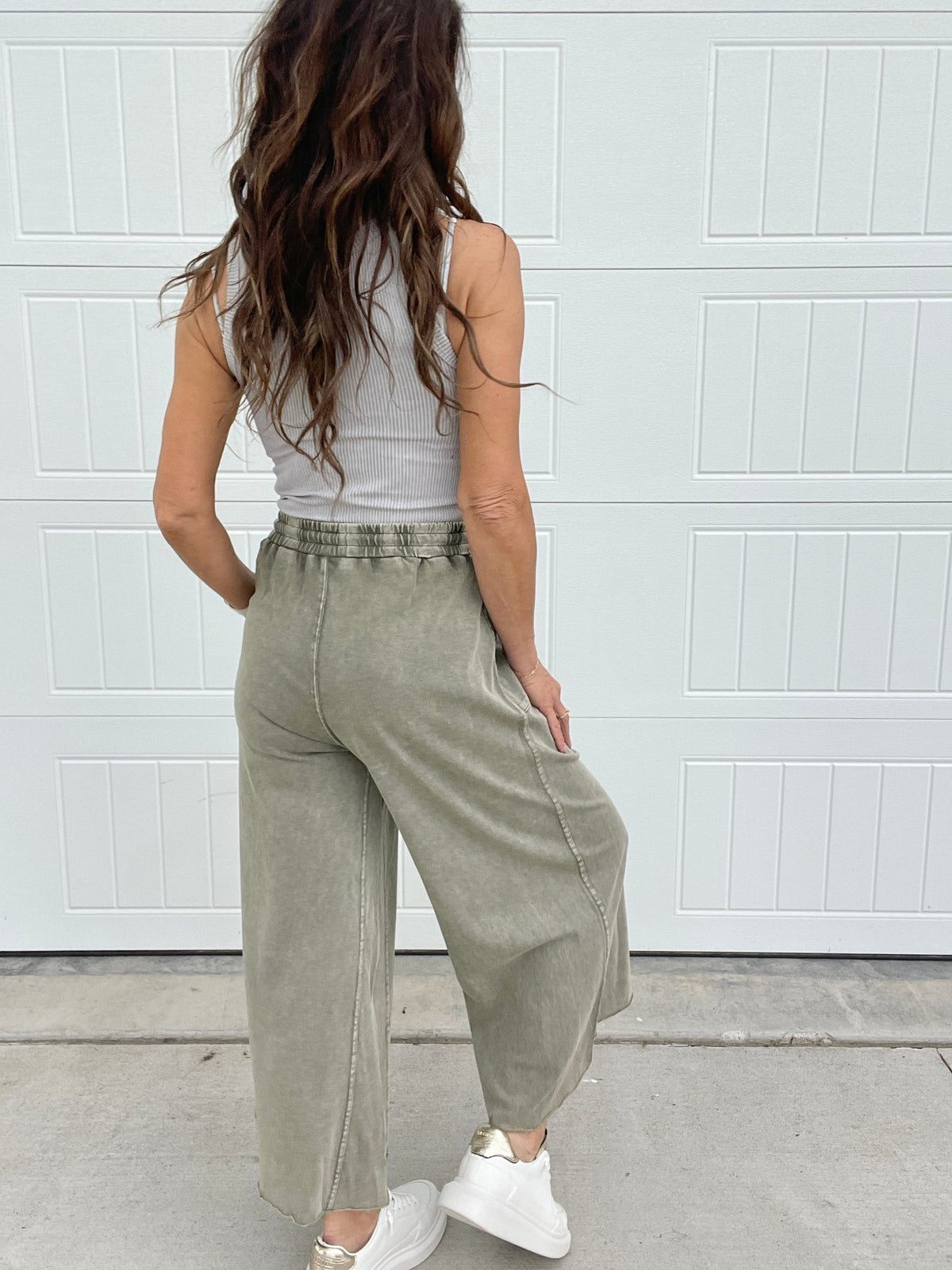 In Style Terry Knit Crop Pants In 11 Colors