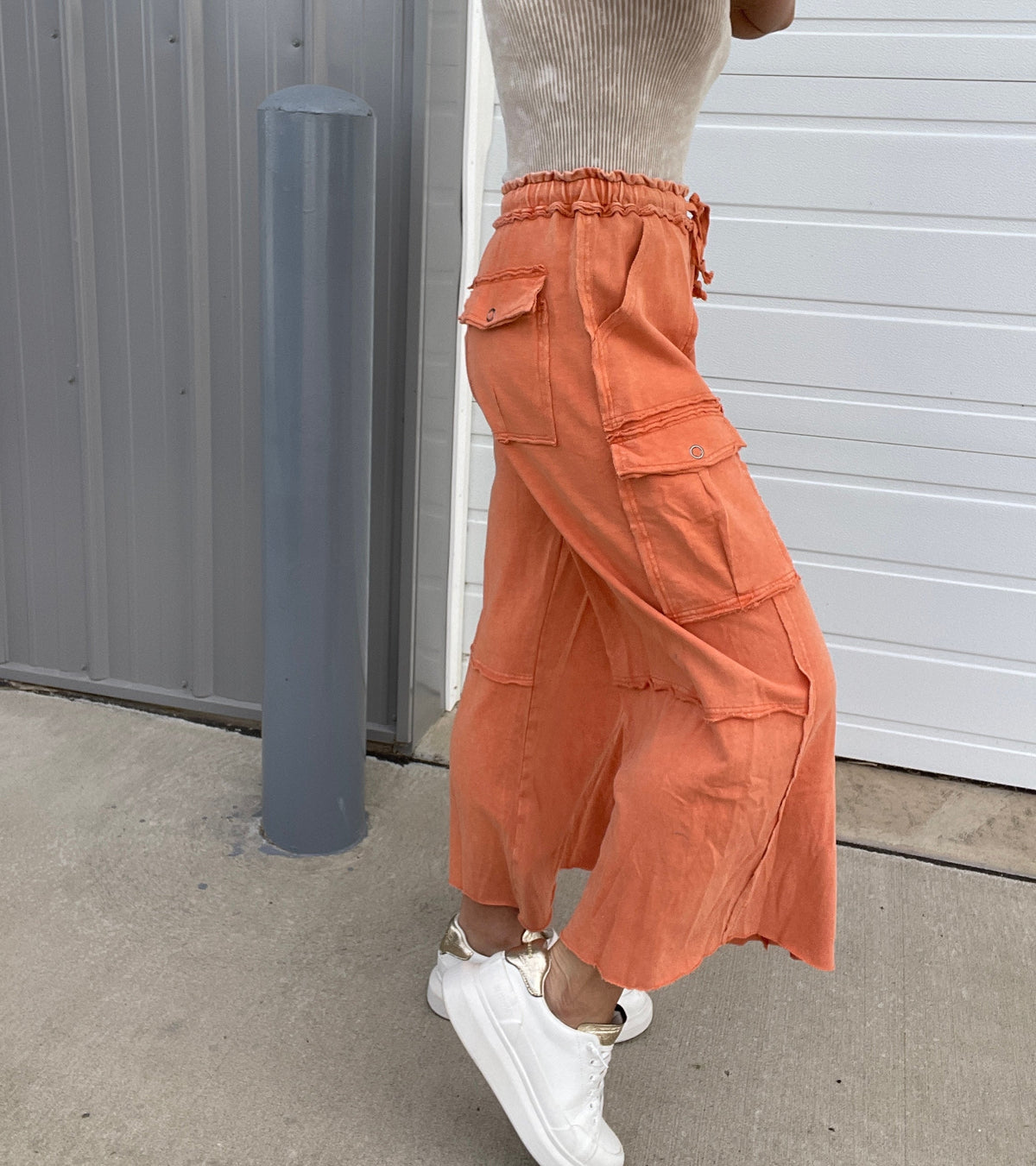 Where It's At Wide Leg Cargo Pants In 8 Colors *Final Sale*