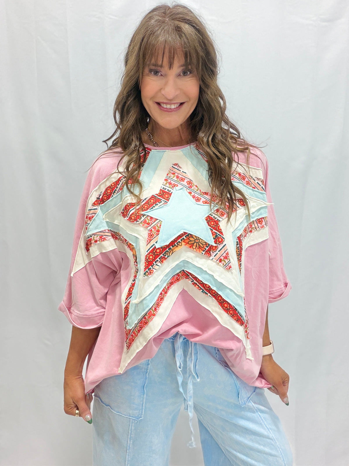 Starstruck Mineral Washed Top In 2 Colors