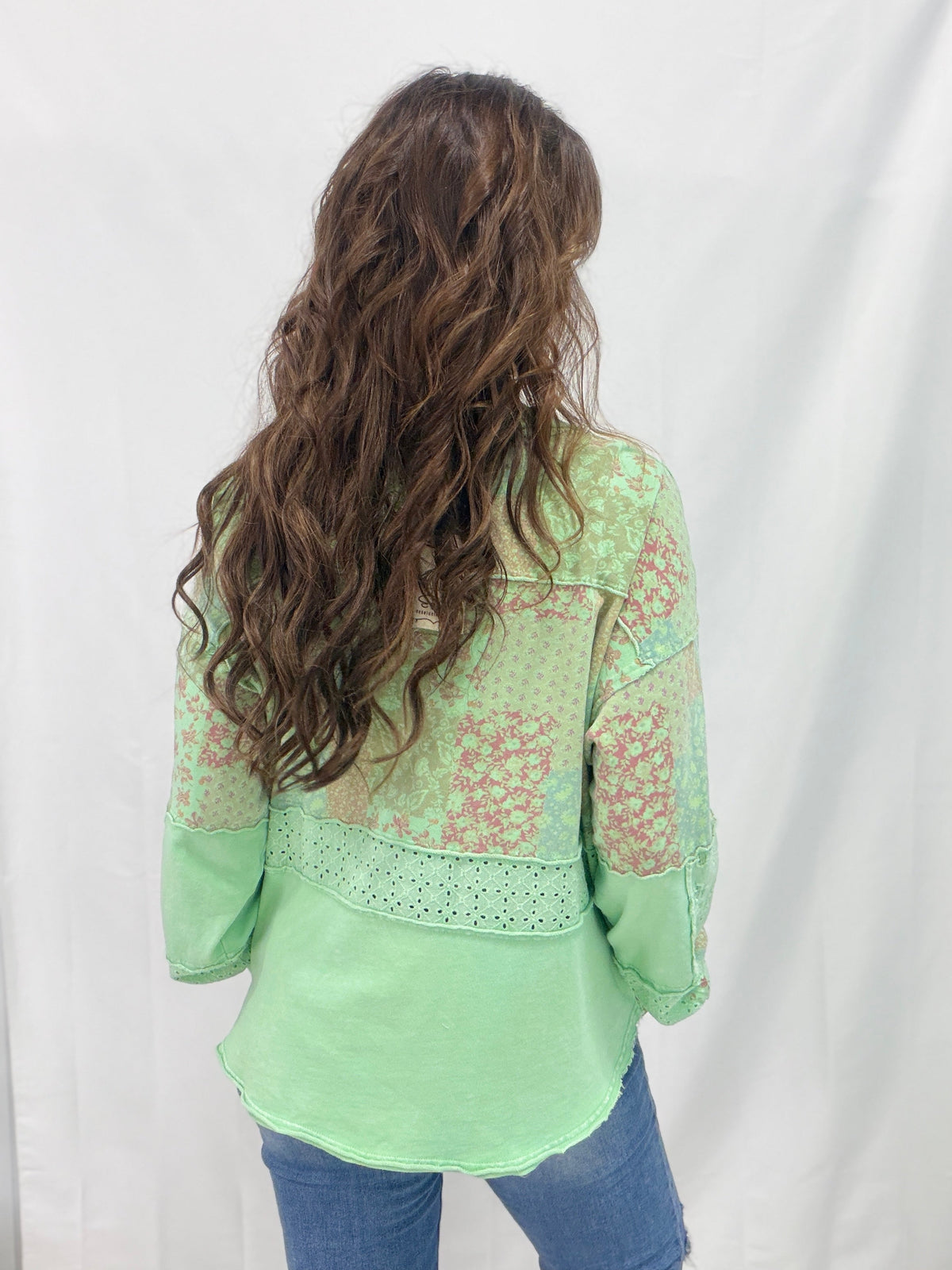 Wildflower Whisper Patch Top In 4 Colors