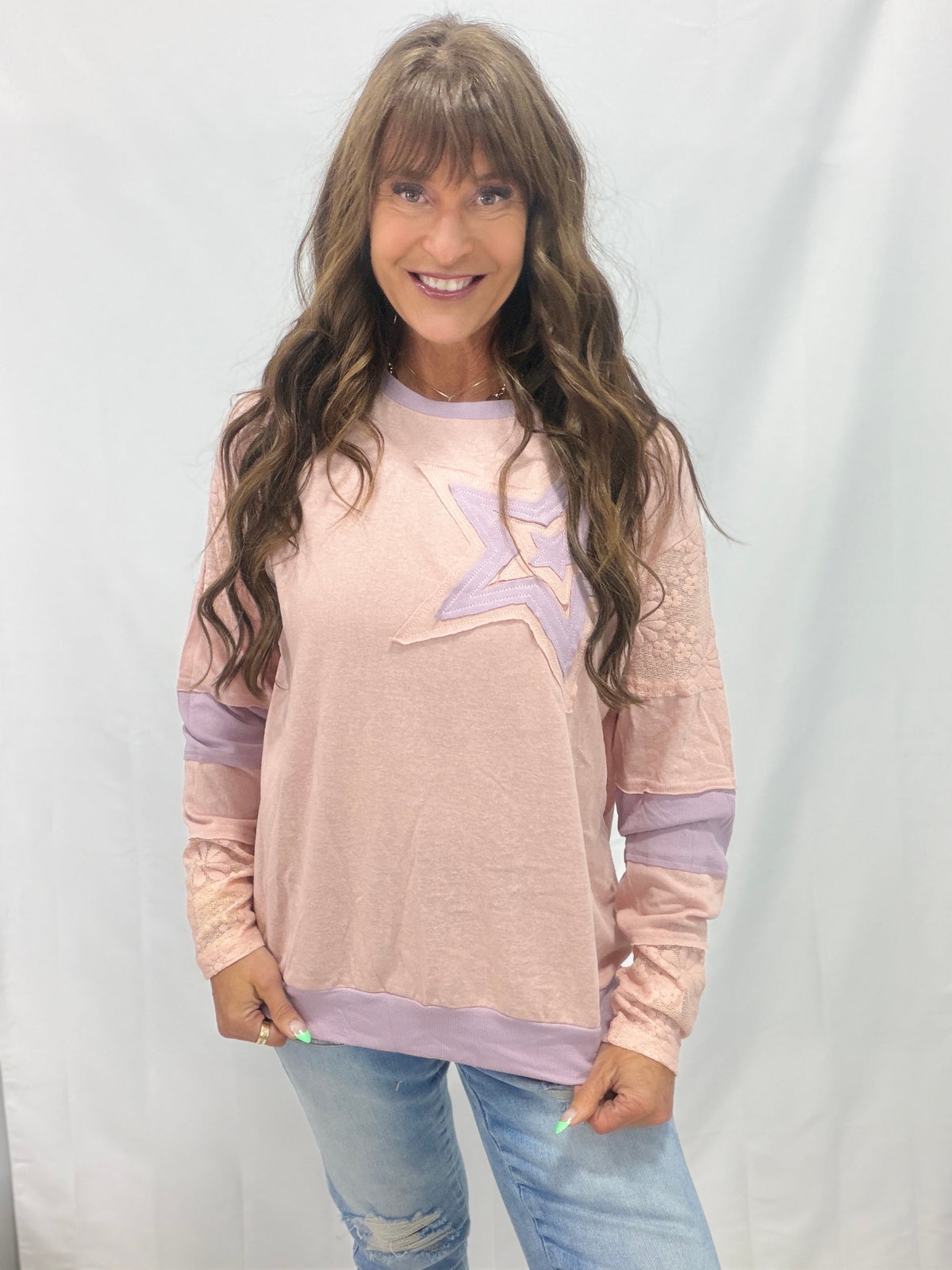 Star Power Mix Match Knit Pullover In 3 Colors