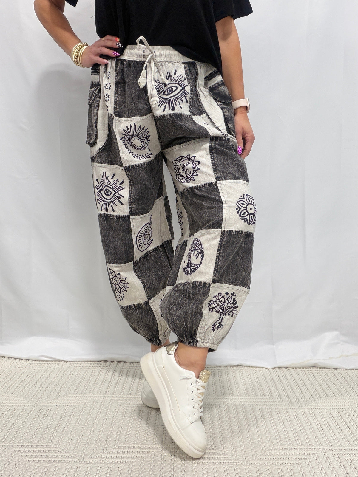Midnight Muse Patchwork Pants