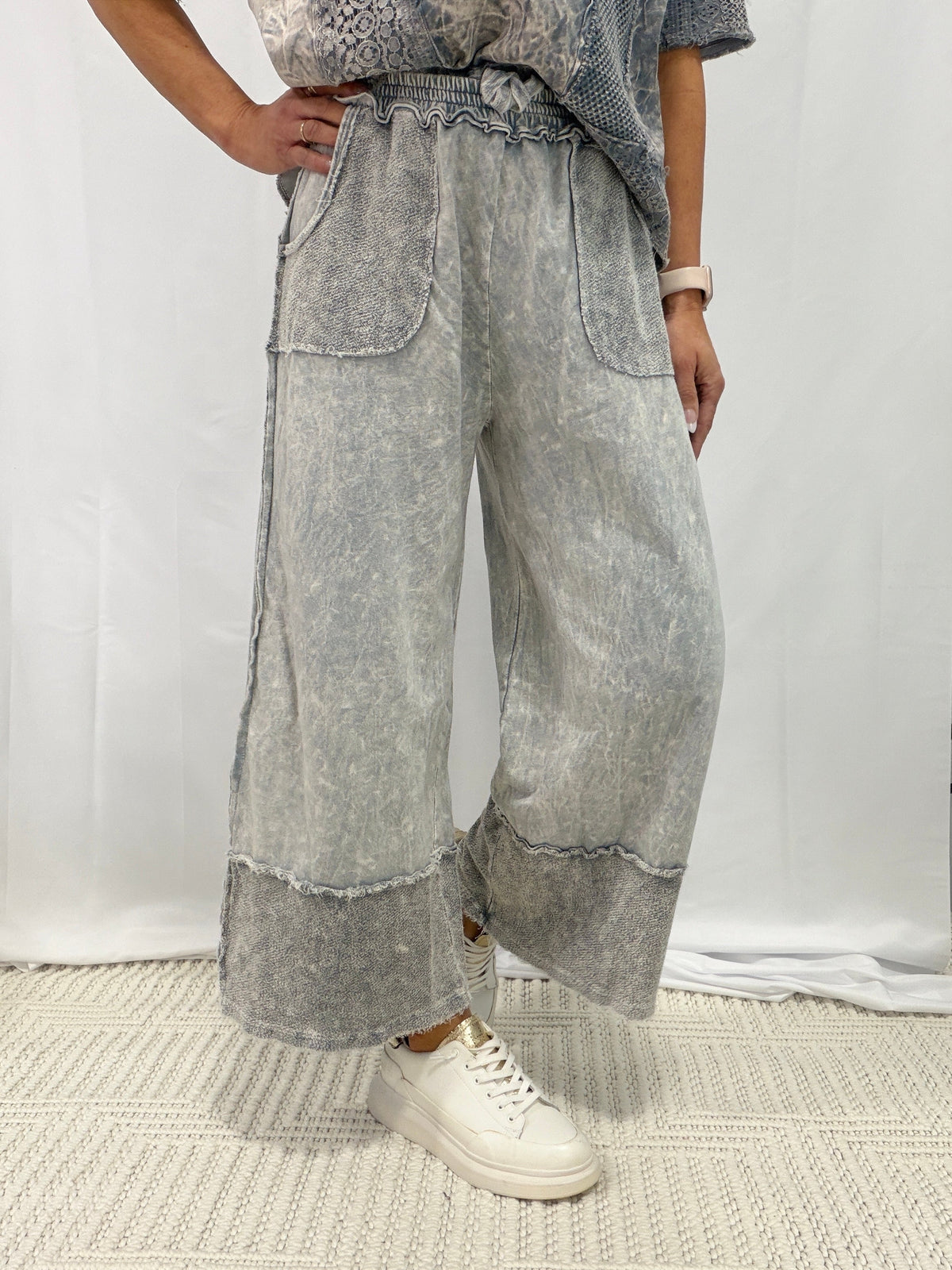Pretty Girl Easy Mineral Wash Pants In 13 Colors
