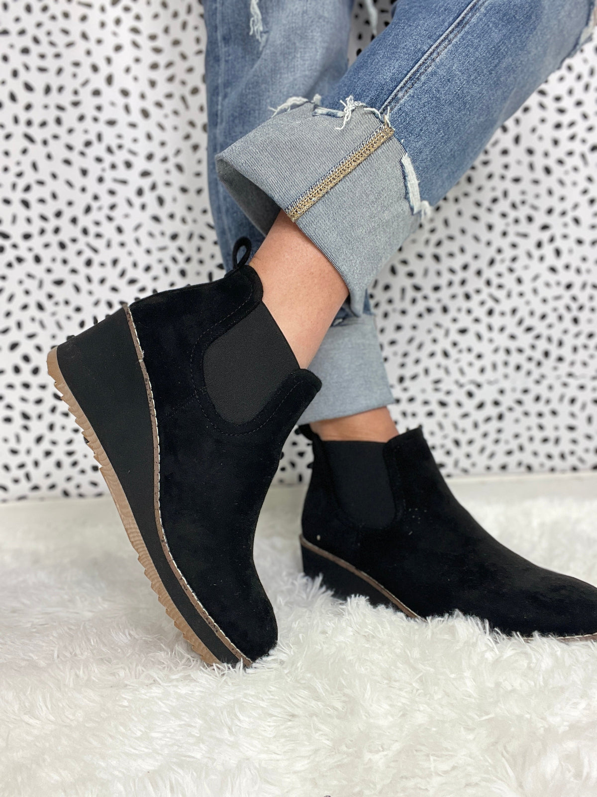 Corkys Love You A Lotta Black Bootie *Final Sale*