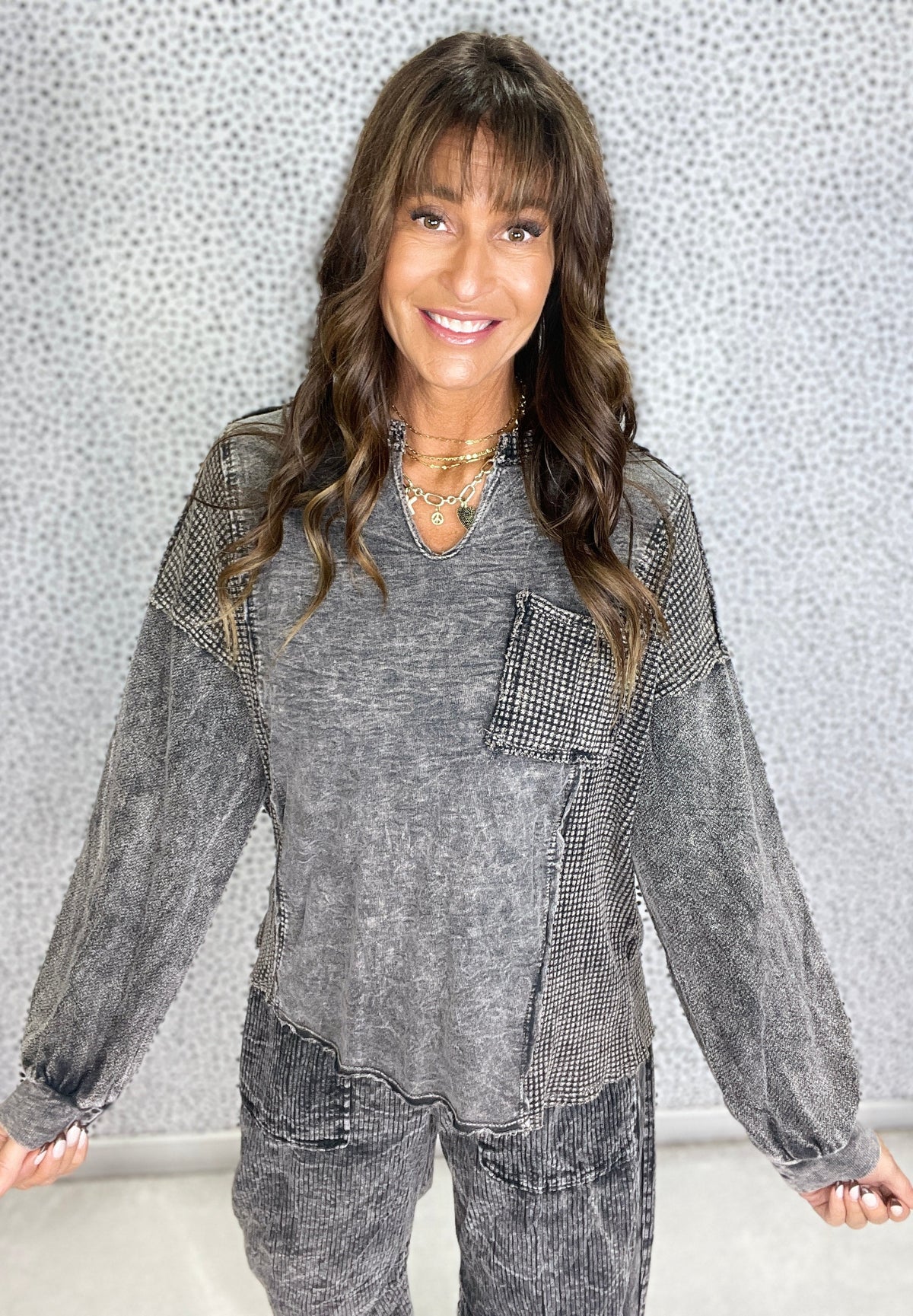 Ready For This Split Neck Top In 3 Colors *Final Sale*