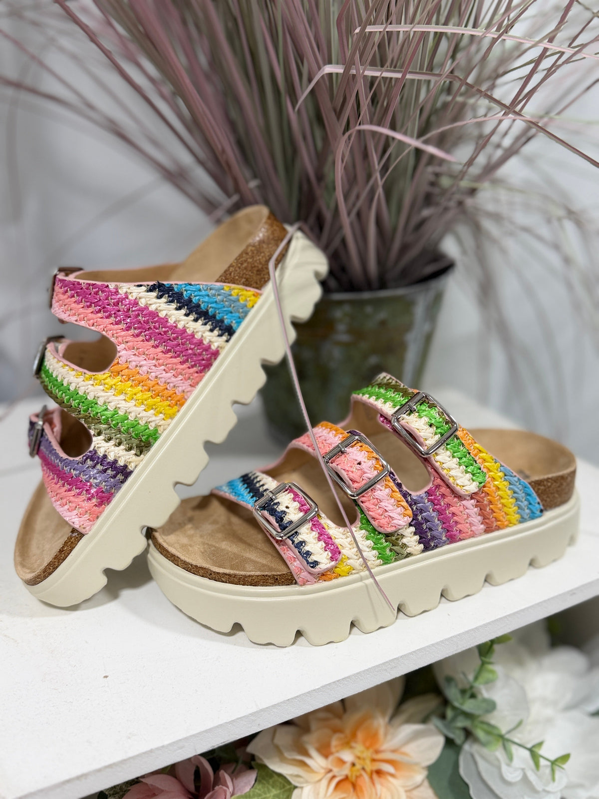 Corkys Threes Company Sandal In Multi