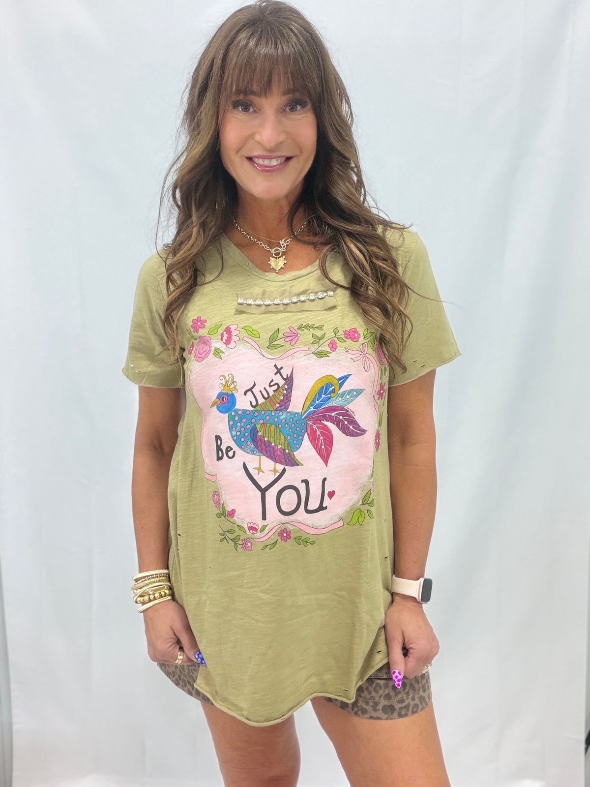Just Be You Tattered Tee