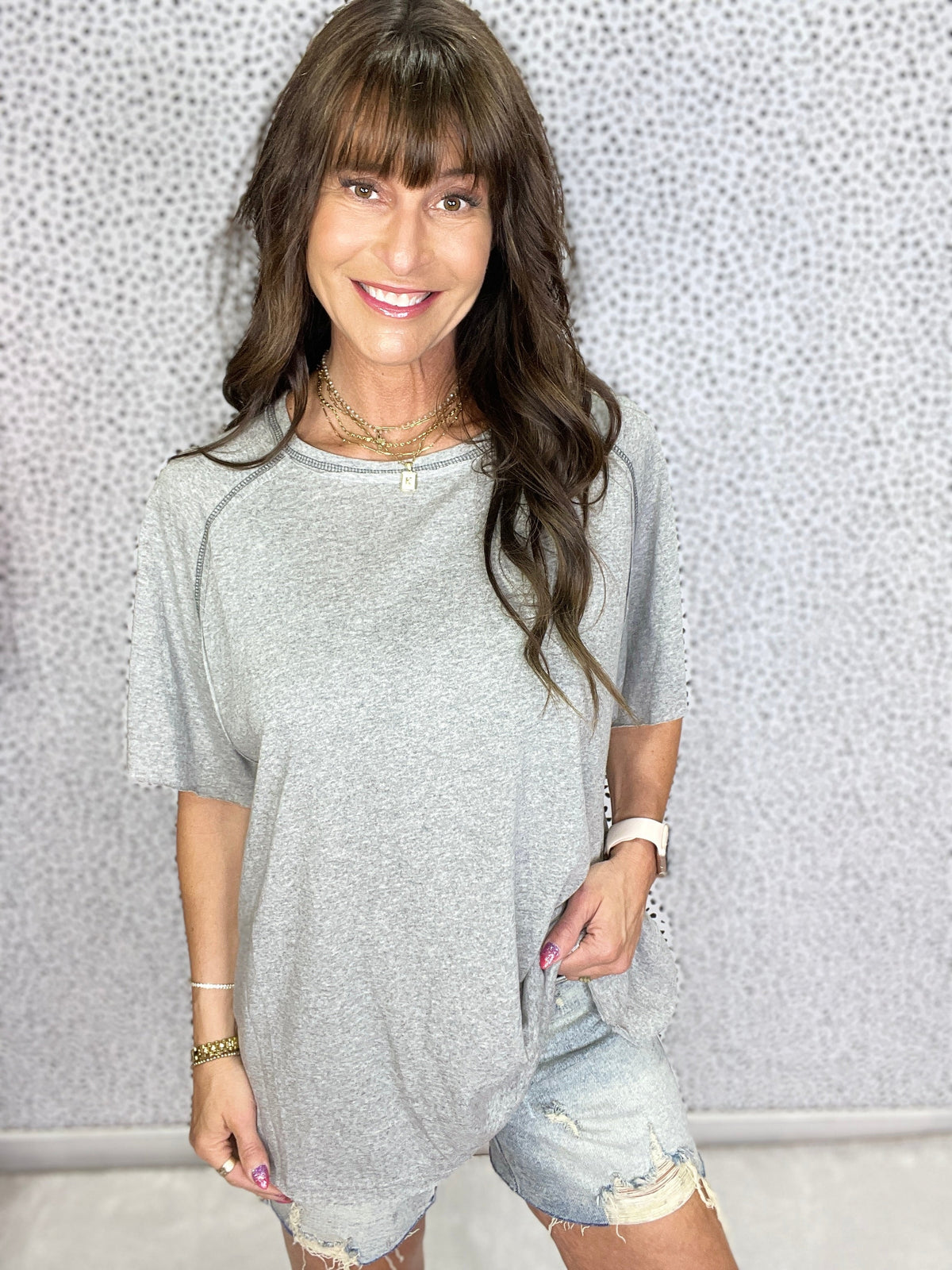 POL Very True Round Neck Short Sleeve Top In 4 Colors
