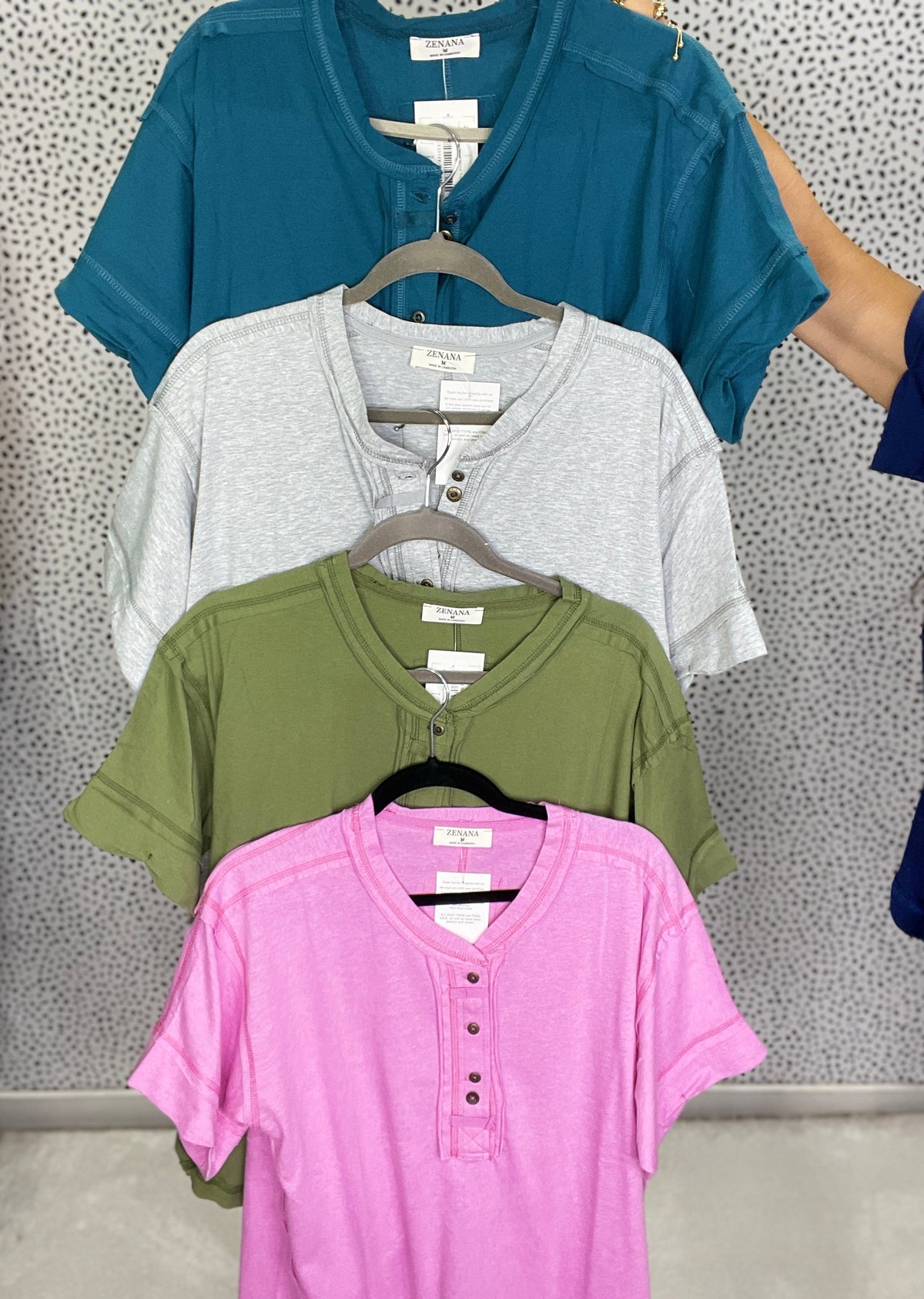 Cool Instincts Short Sleeve Top In 7 Colors *Final Sale*