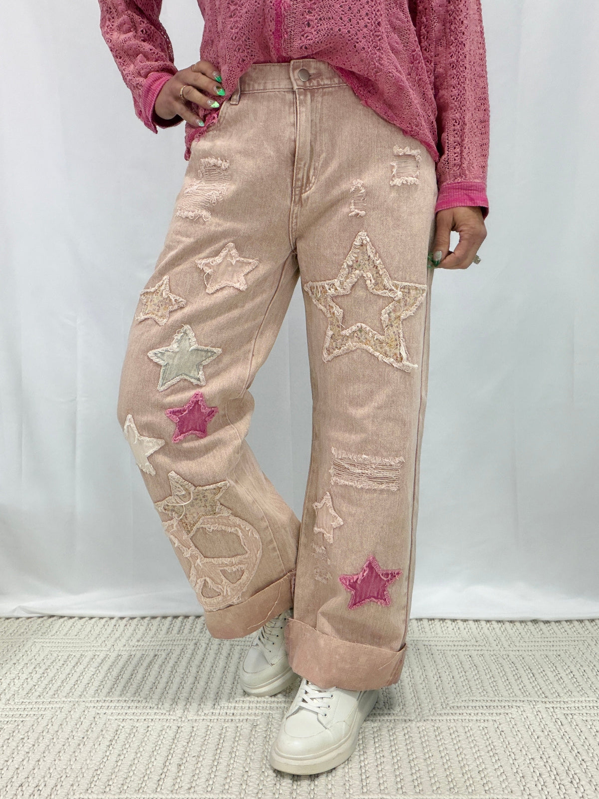 Oli & Hali Aurelia Washed Super Star Jeans 455 In 2 Colors *Final Sale*