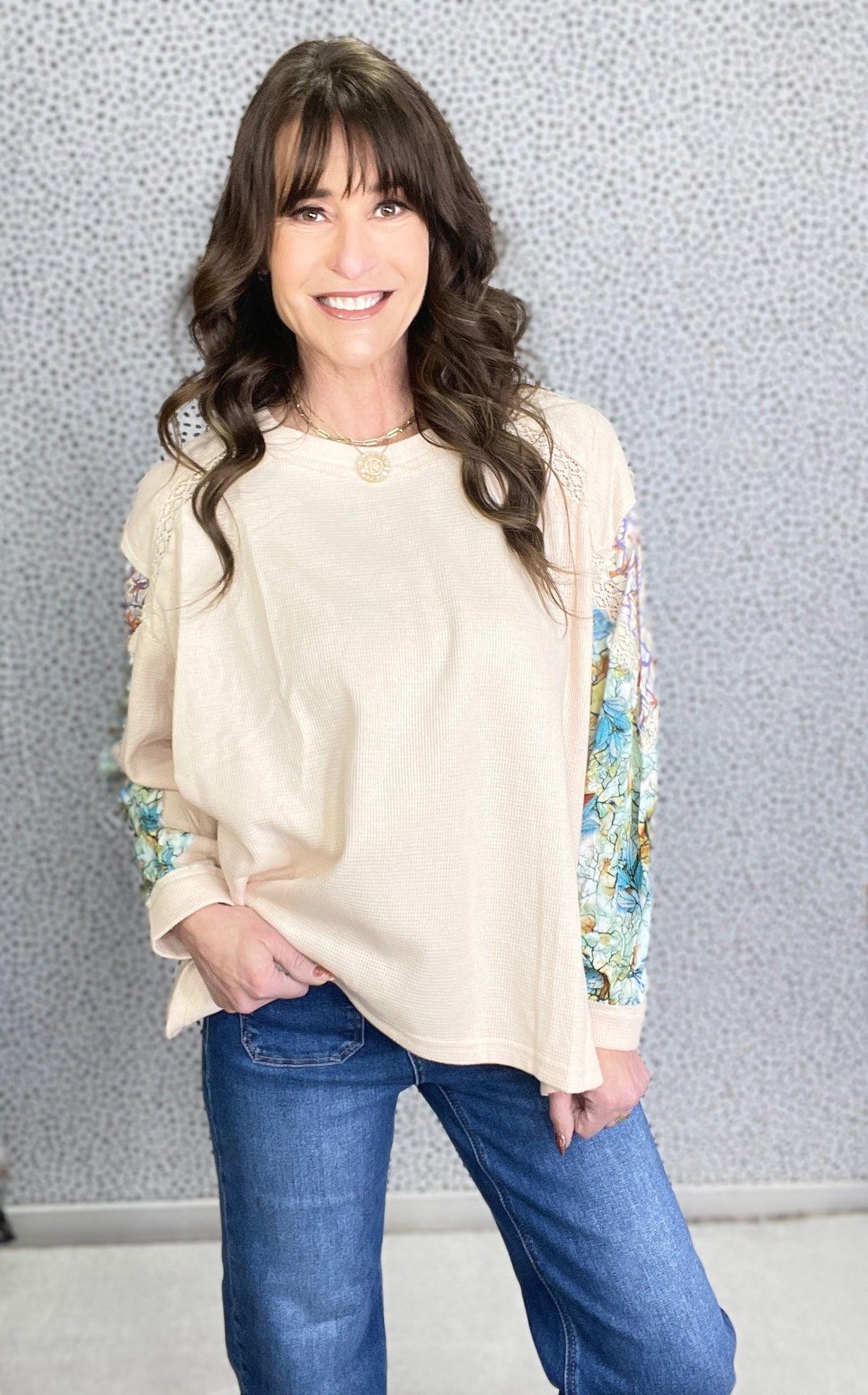 POL Sweet Days Ahead Balloon Sleeve Thermal Knit Top In 3 Colors *Final Sale*