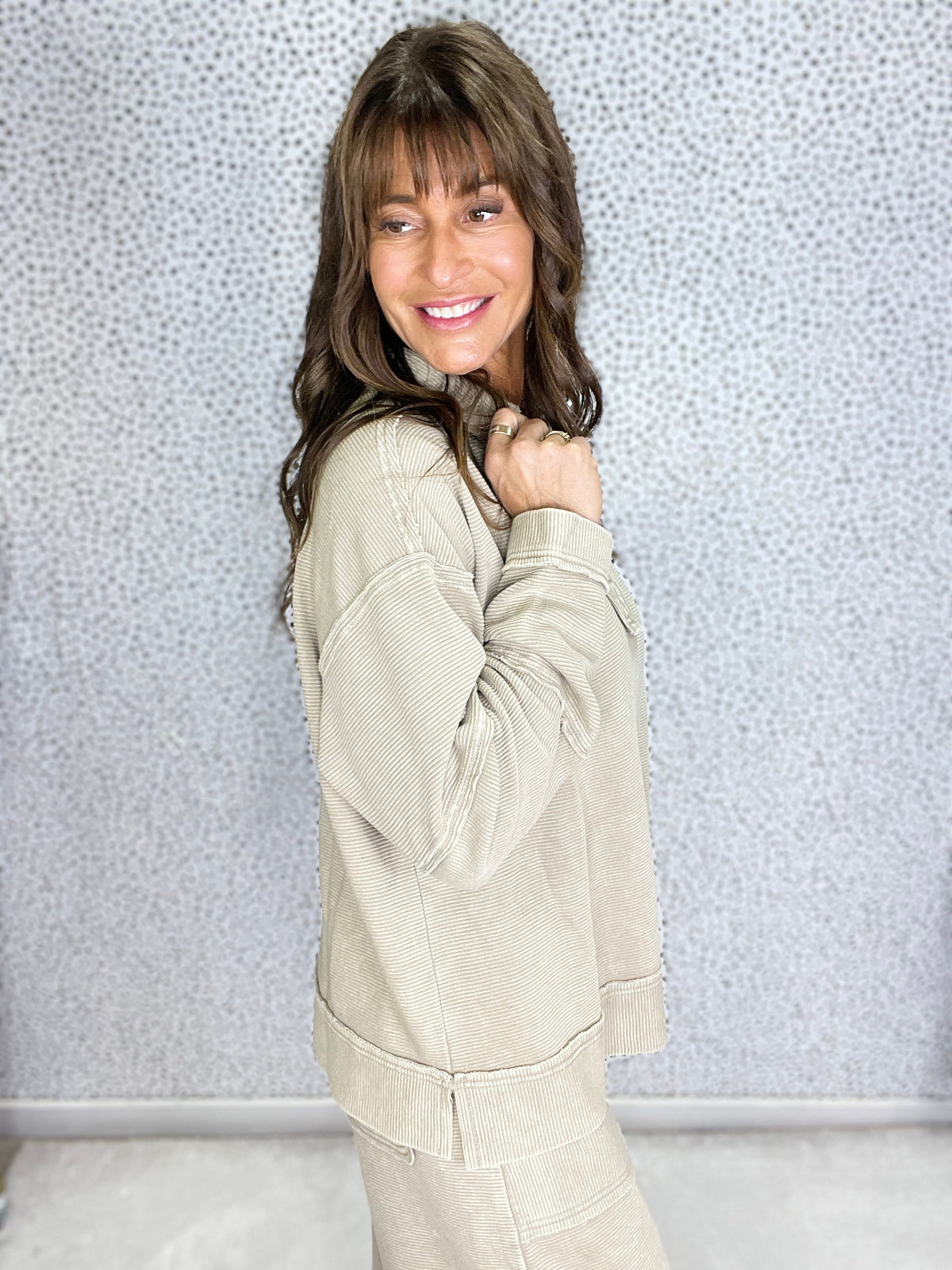 Coastal Comfort Textured Thermal Pullover In 5 Colors