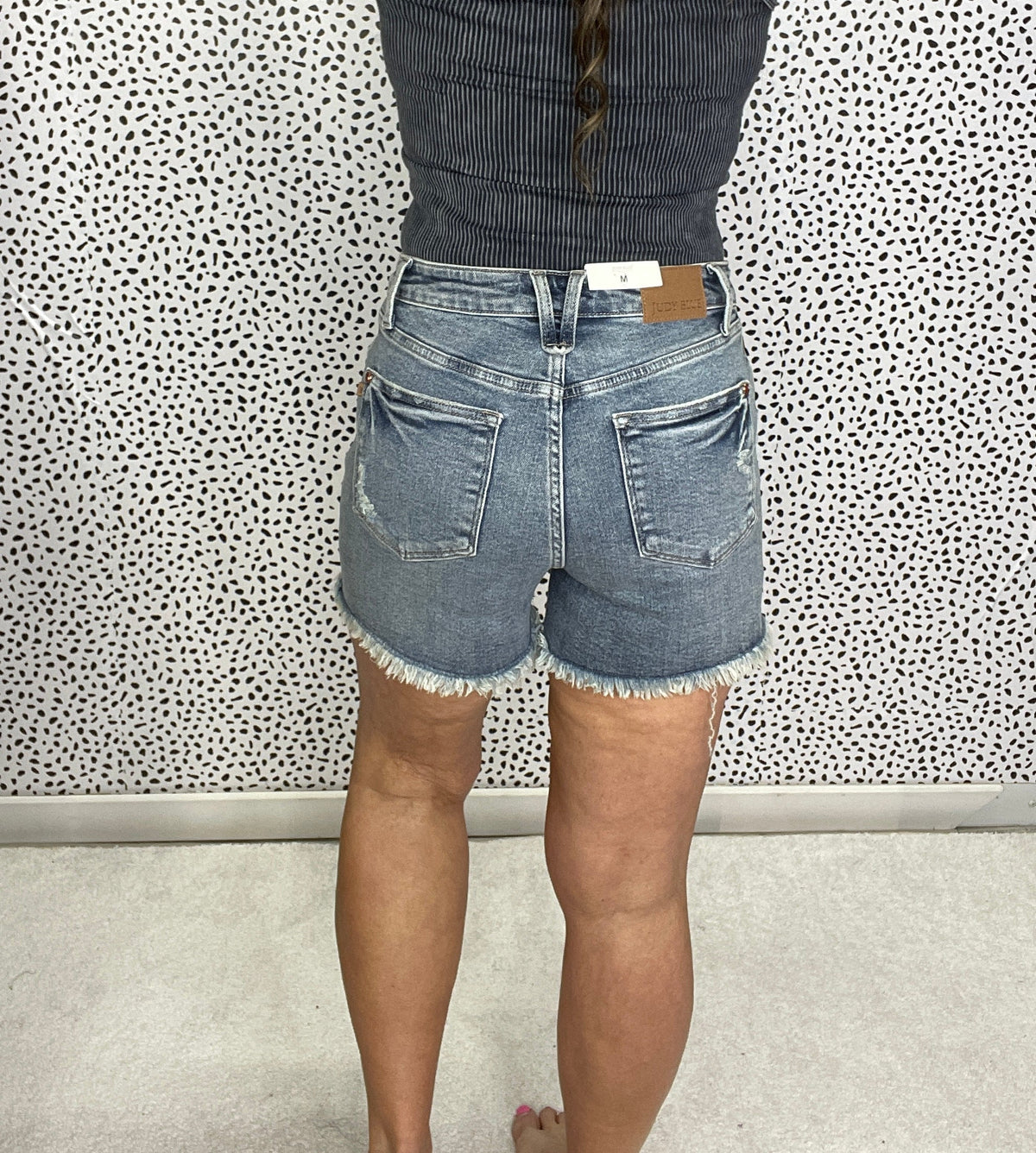 Judy Blue Denise High Rise Button Front Shorts 206 *Final Sale*