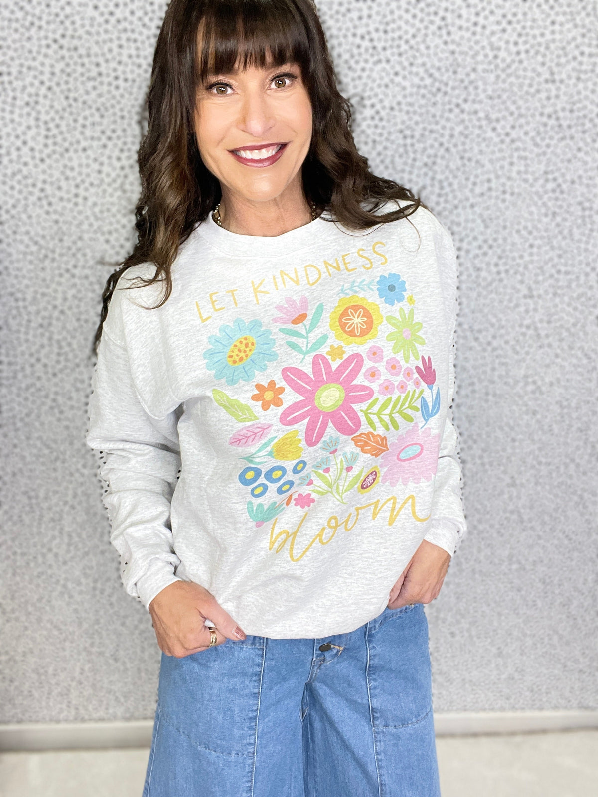 Let Kindness Bloom Tee OR Crewneck Sweatshirt