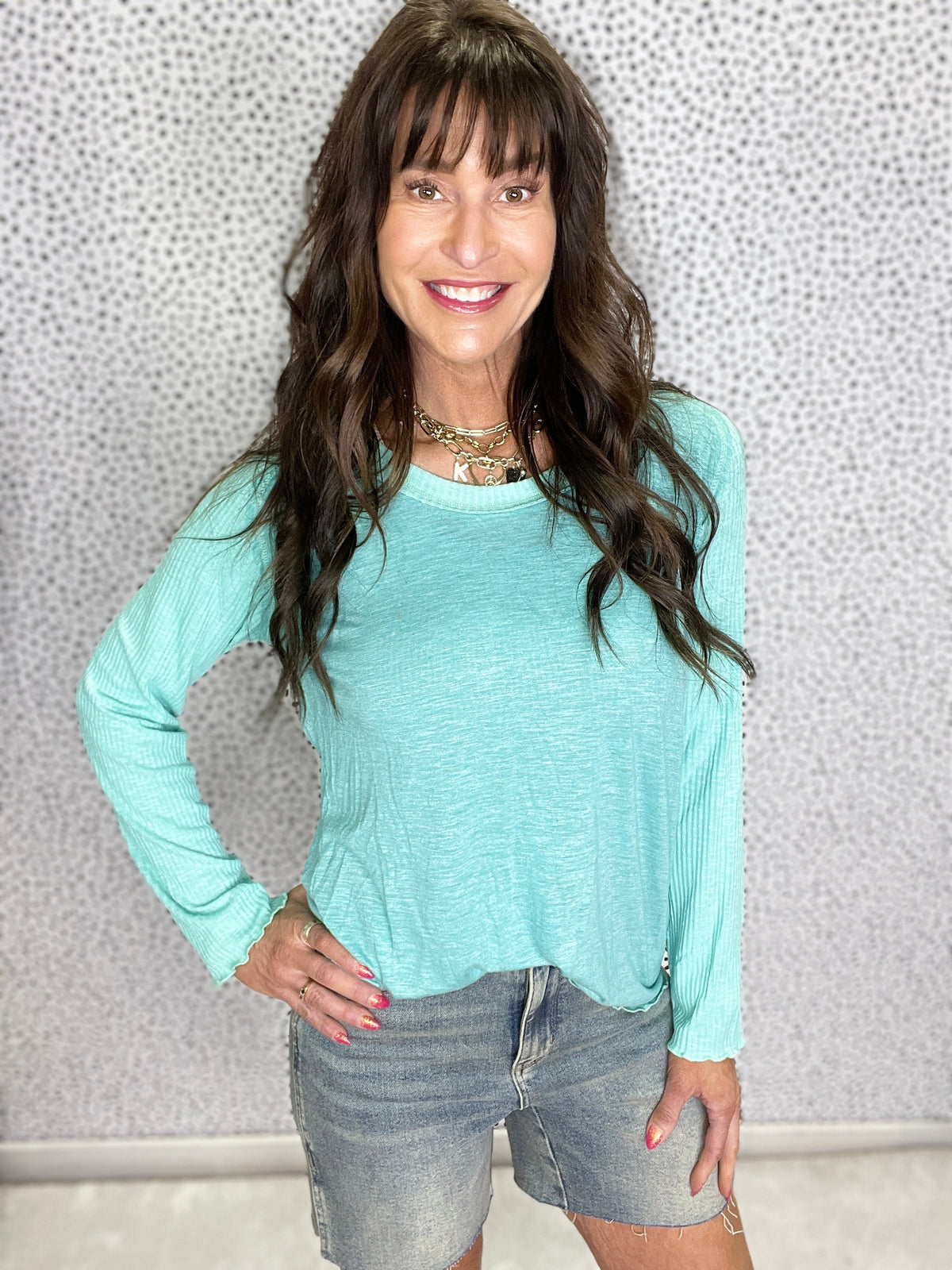 POL Free To Do It All Raglan Sleeve Top In 2 Colors *Final Sale*