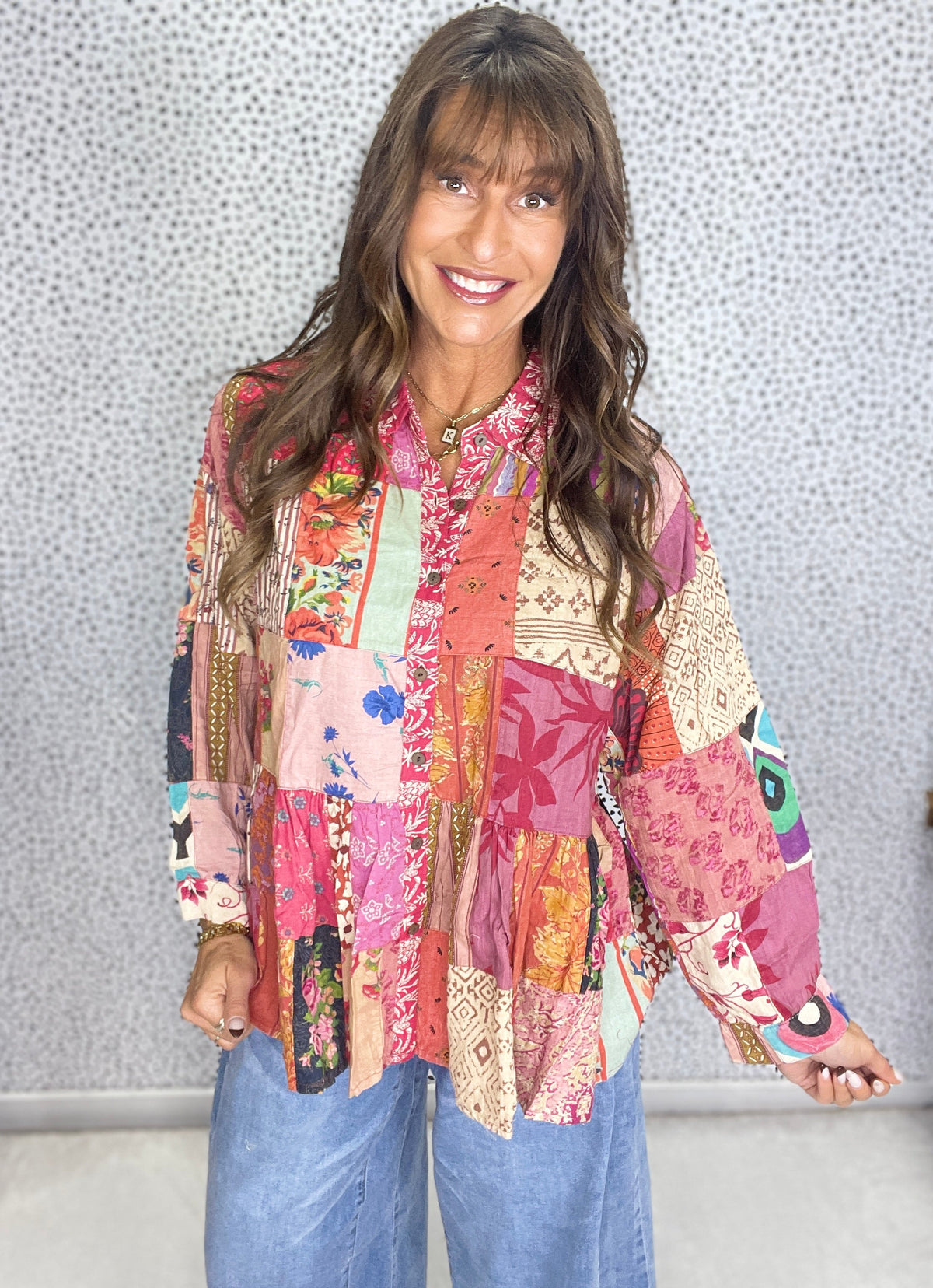 Boho Mosaic Patchwork Jacket