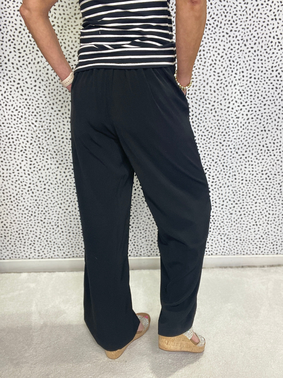 Above It All High Waisted Solid Knit Pants In 2 Colors *Final Sale*