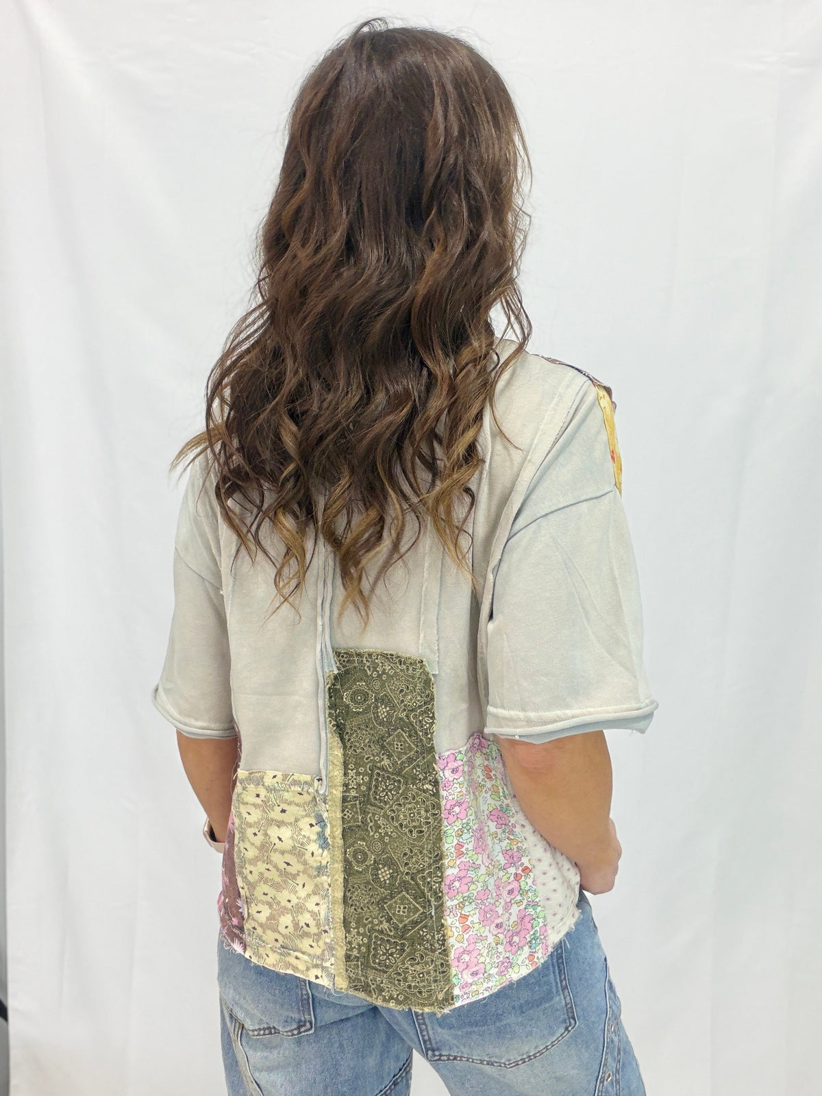 Oli & Hali You Make Me Sing Patchwork Top In 2 Colors