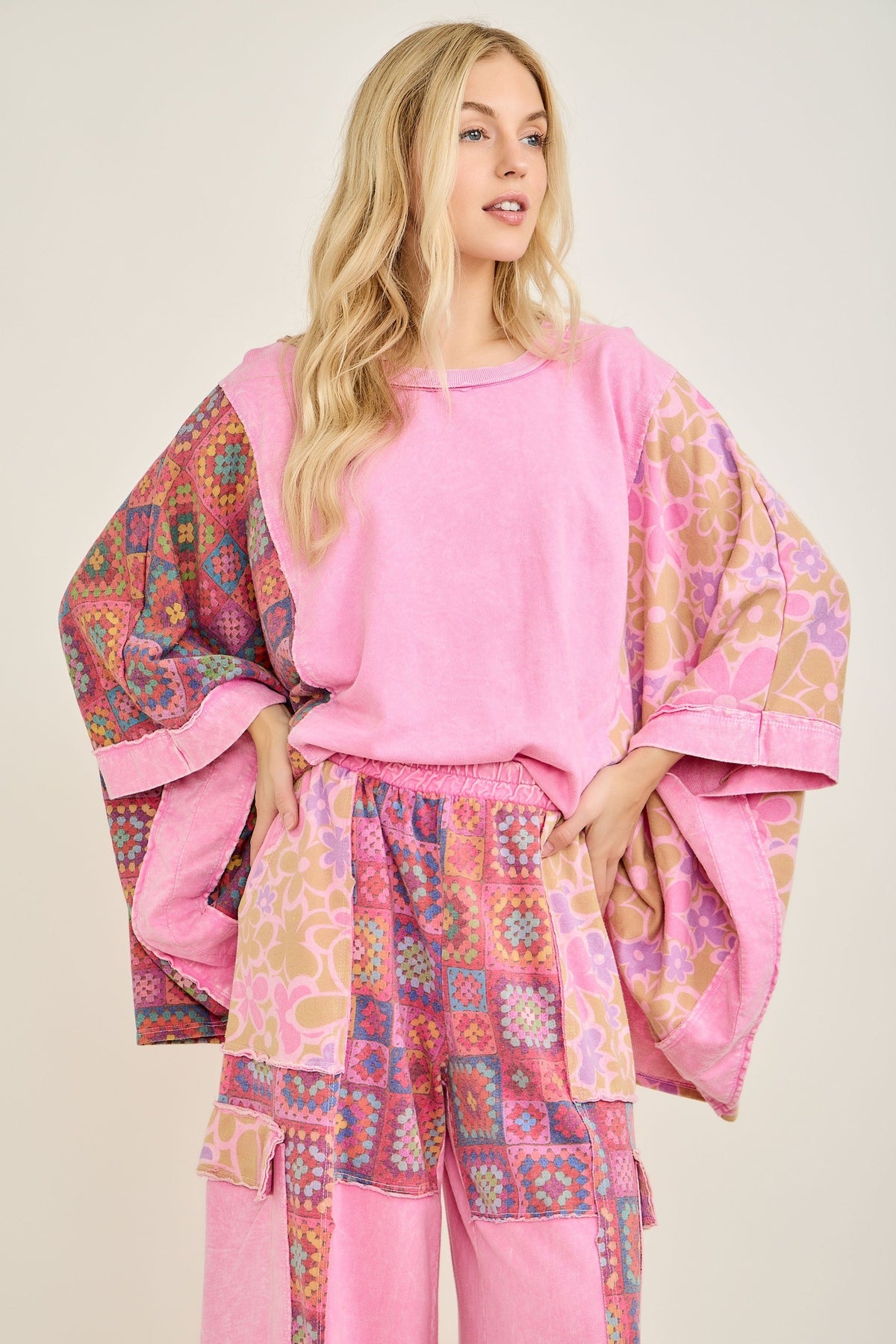 Always In Sight Mineral Washed Poncho In 3 Colors *Final Sale*
