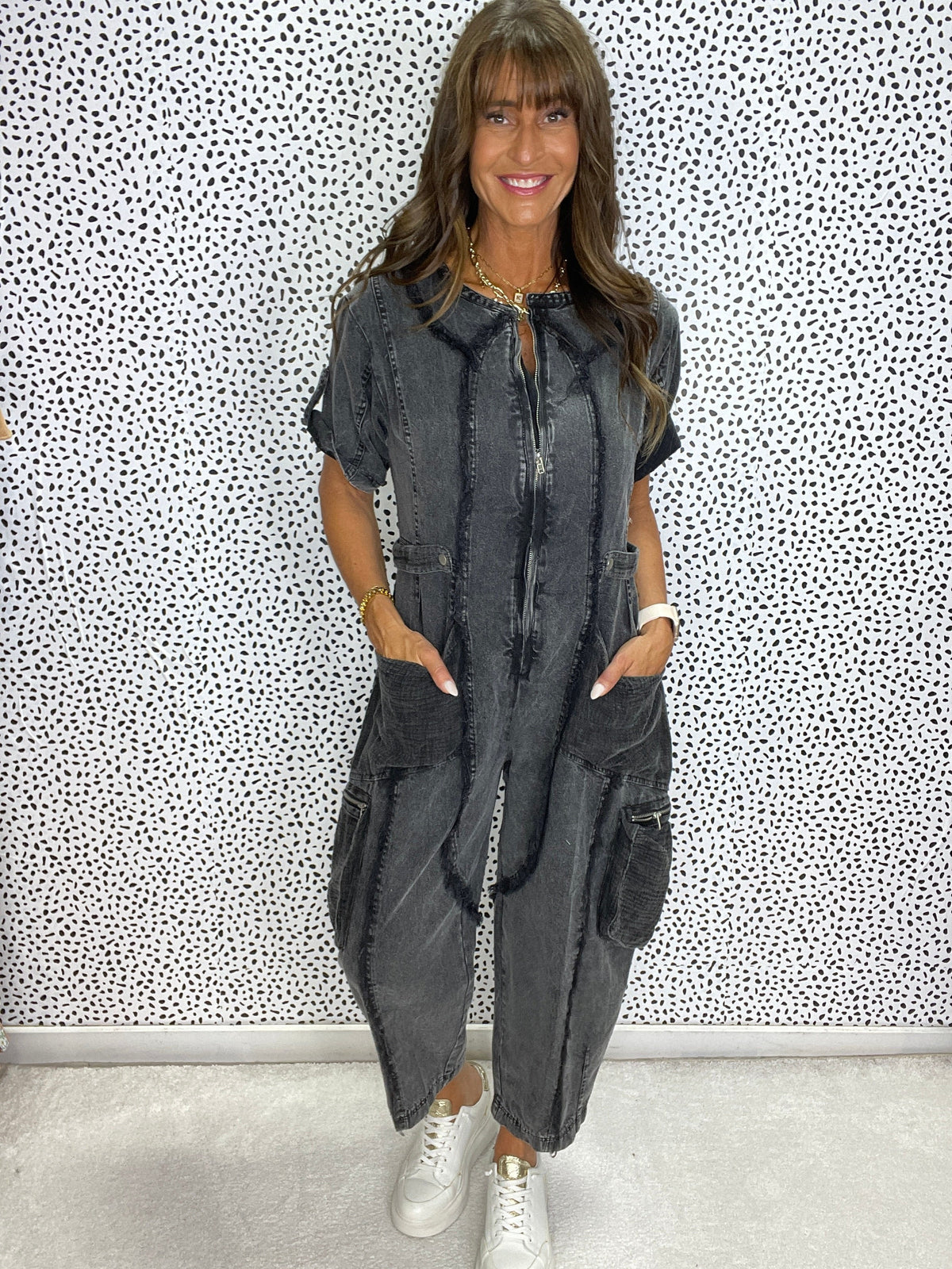 Oli & Hali Jumper In Black *Final Sale*