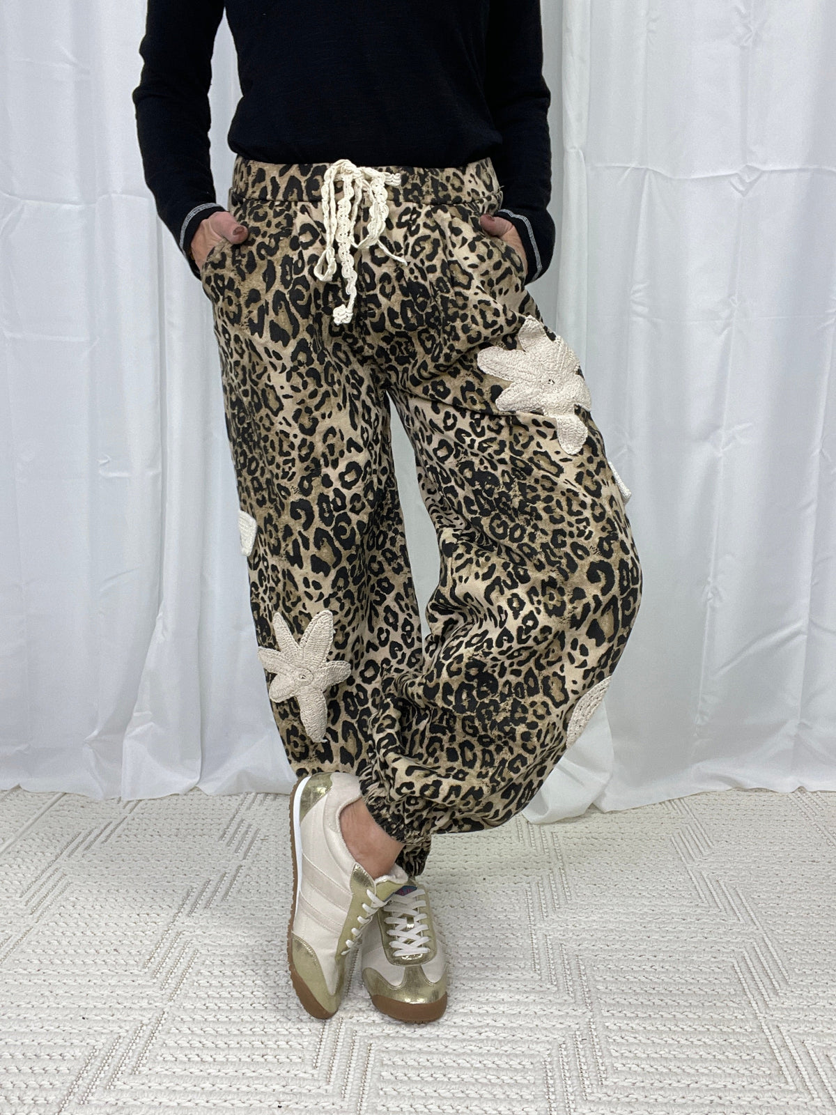 POL Bet On Happy Pattern Pants In 3 Colors