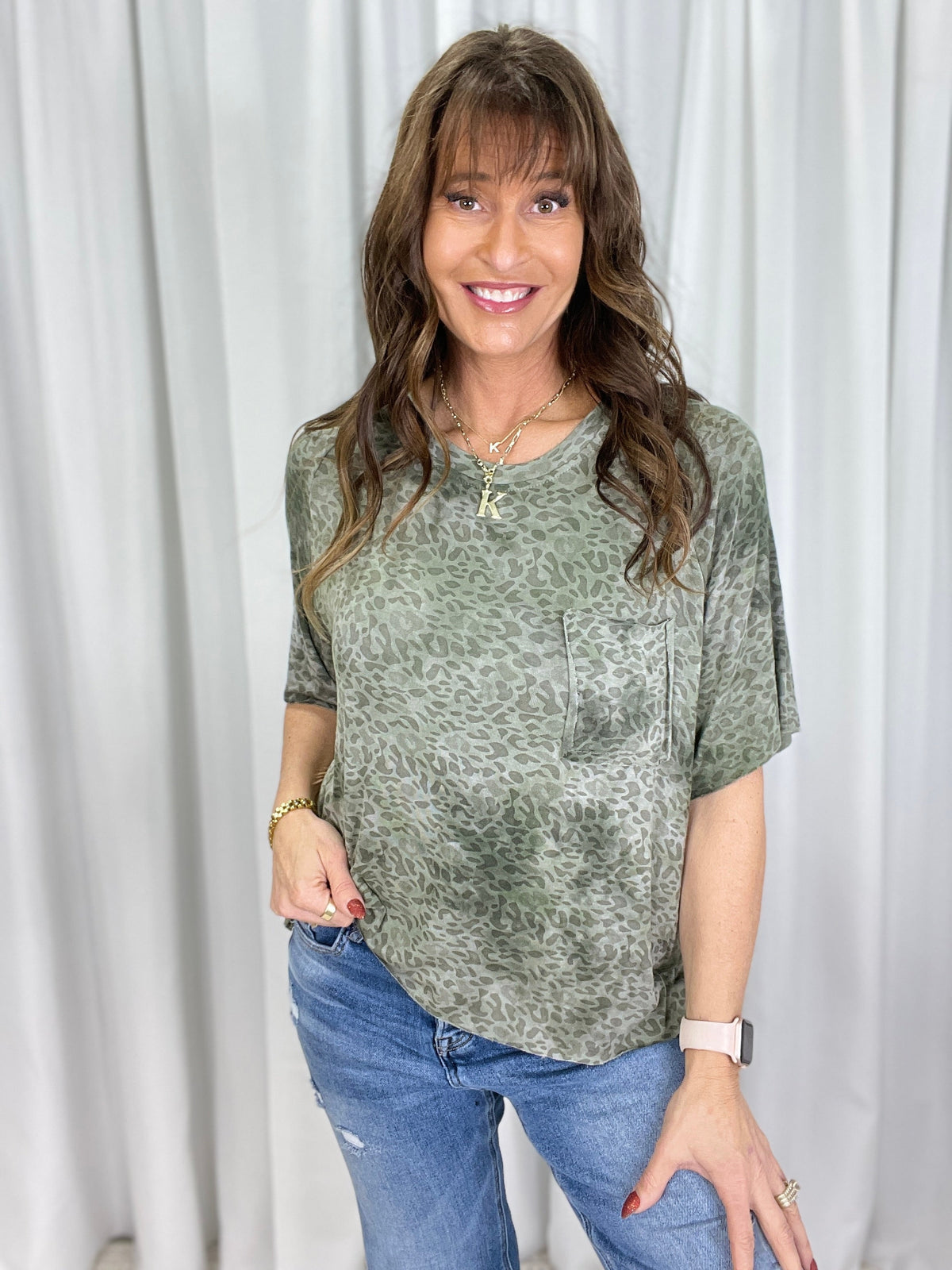 POL Wander Wild Short Sleeve Top In 2 Colors *Final Sale*