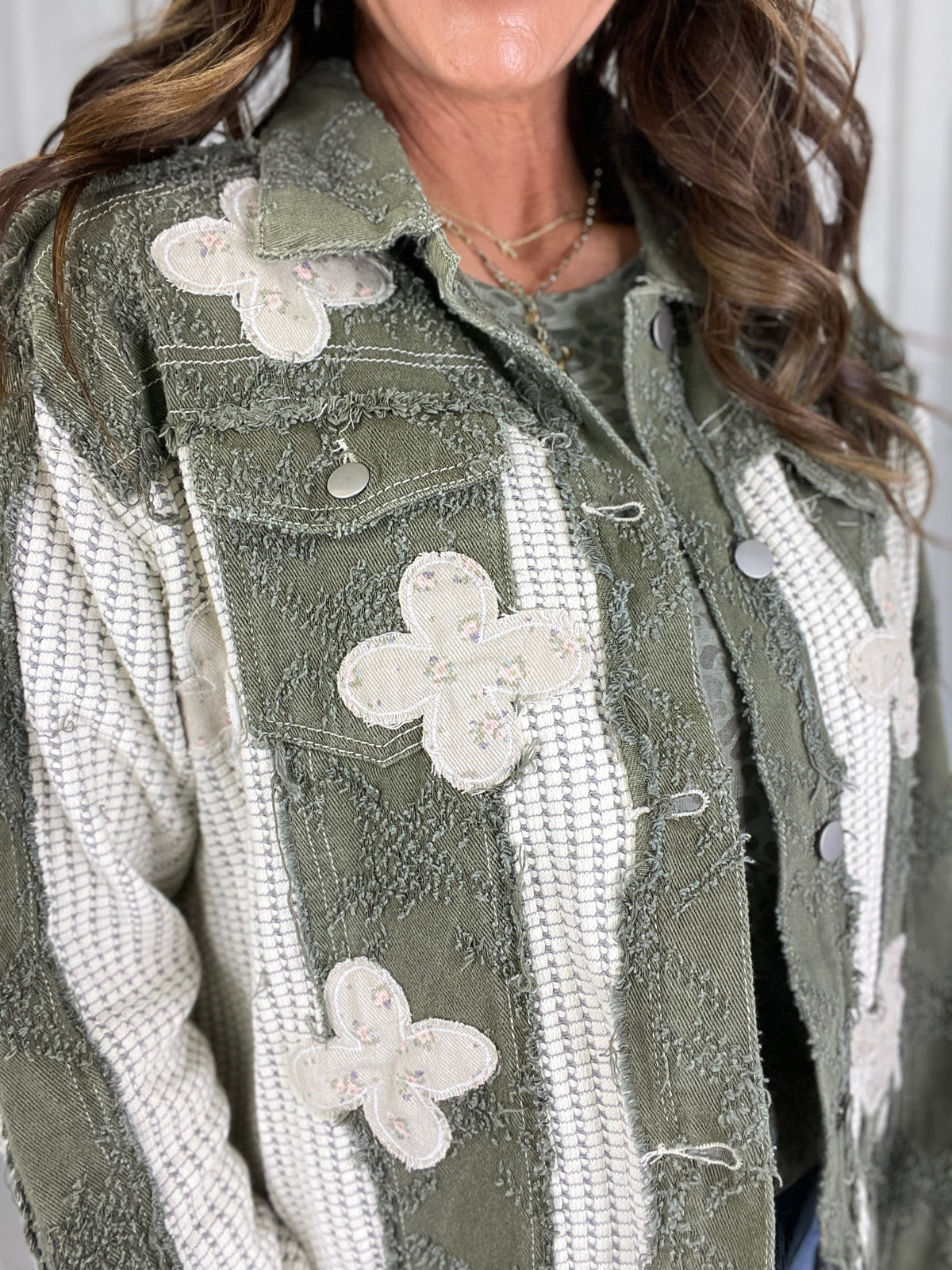POL Lovely Days Ahead Long Sleeve Top In Olive *Final Sale*