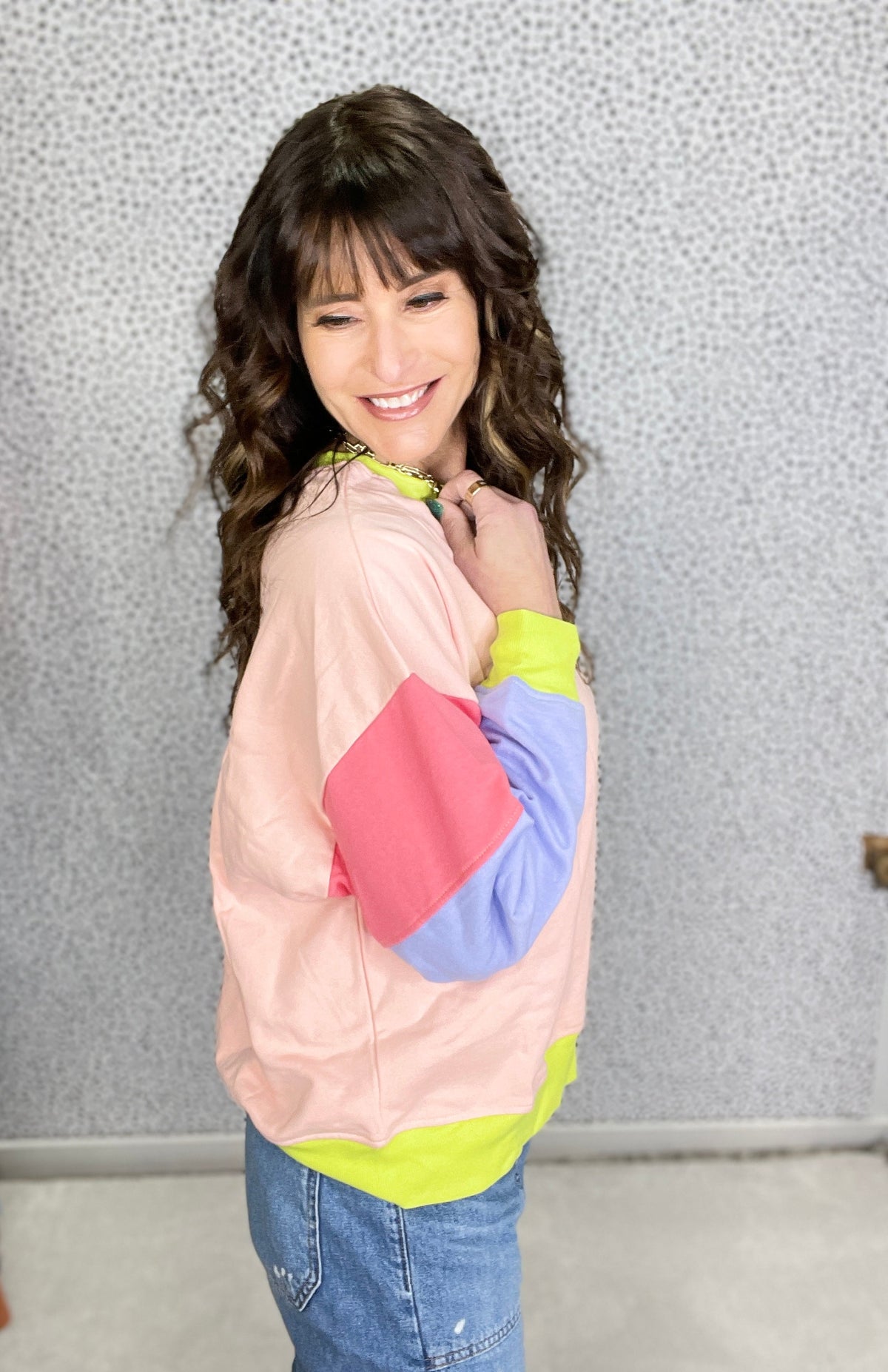 Here For You Color Block Pullover In 2 Colors *Final Sale*
