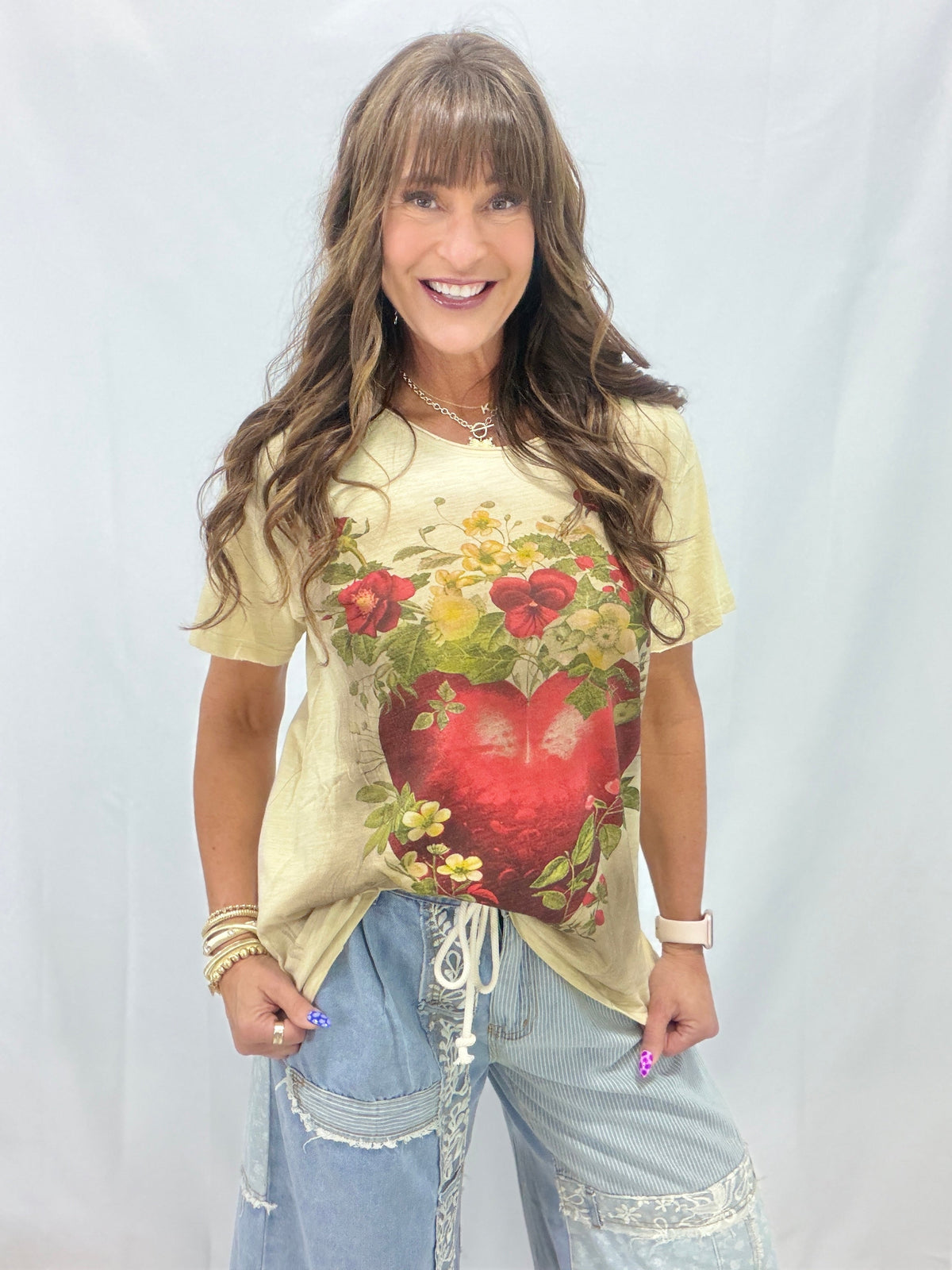 Moon Dance Full Heart Short Sleeve Tee