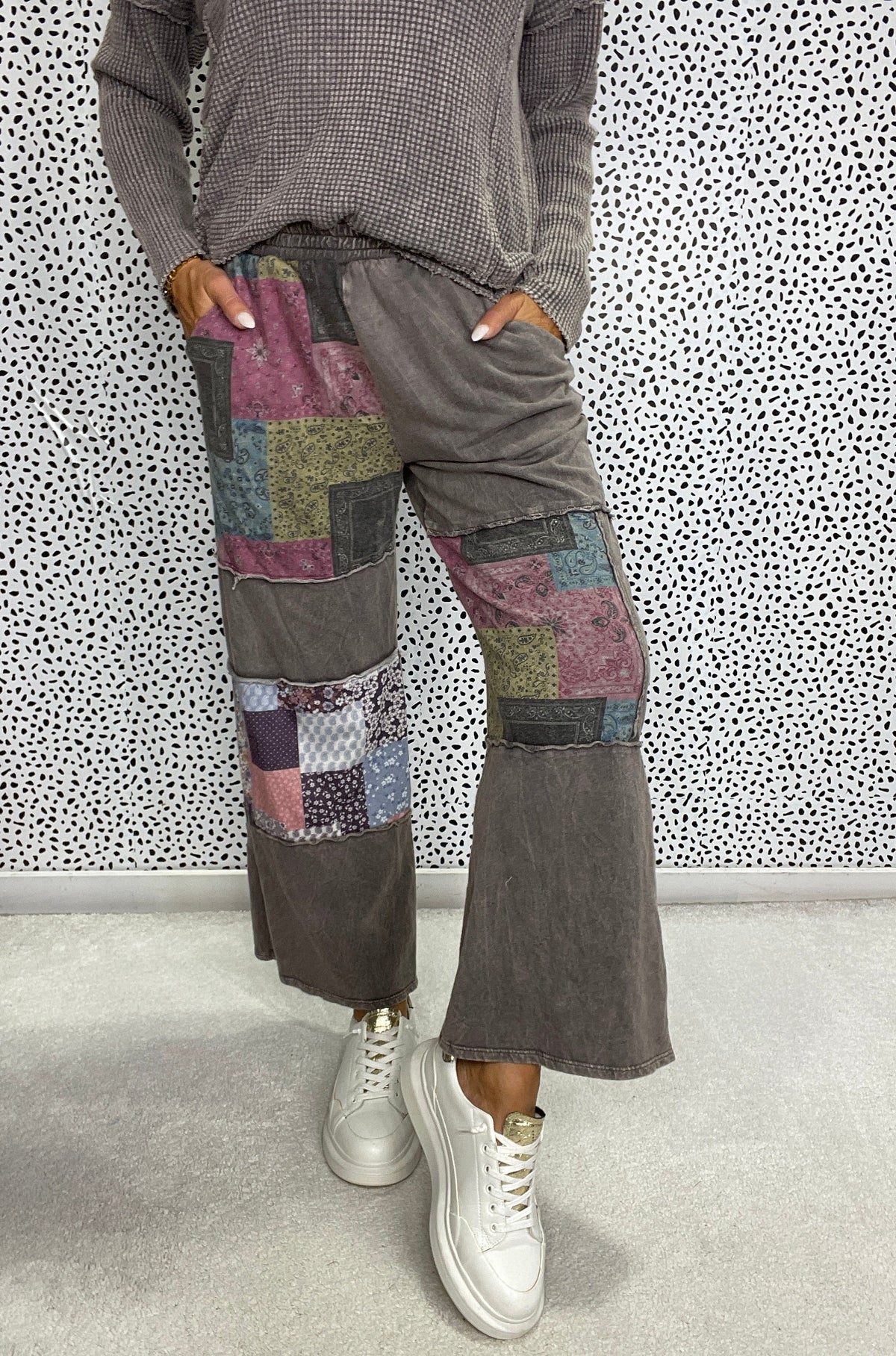 Bandana Dreams Patchwork Pants In 3 Colors