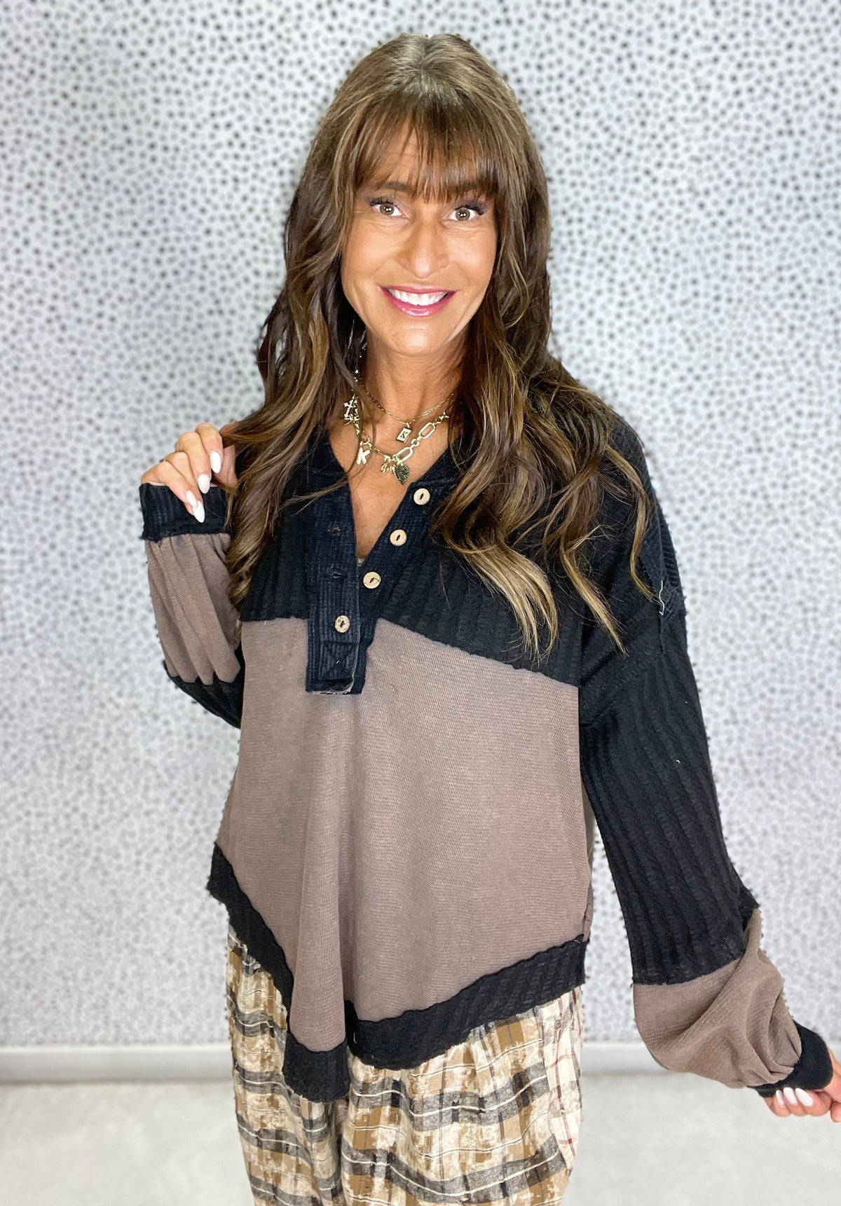Oli & Hali Born Iconic Top In Black