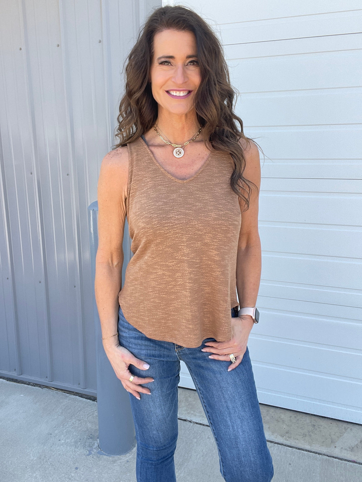 Burnout Lightweight Sweater Knit Tank Top in 6 Colors *Final Sale*