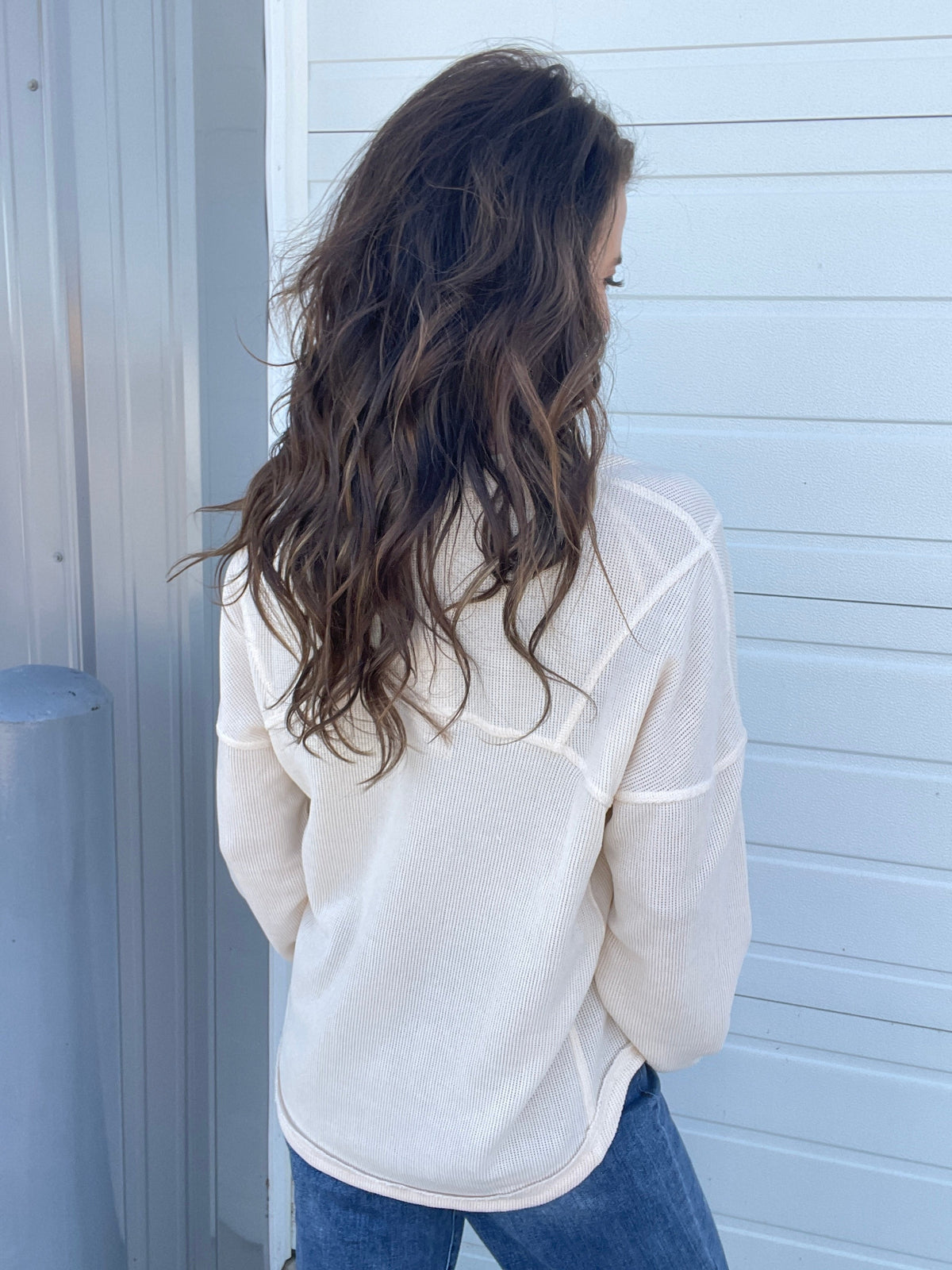 Stick Season Long Sleeve Soft Knit Top In 2 Colors