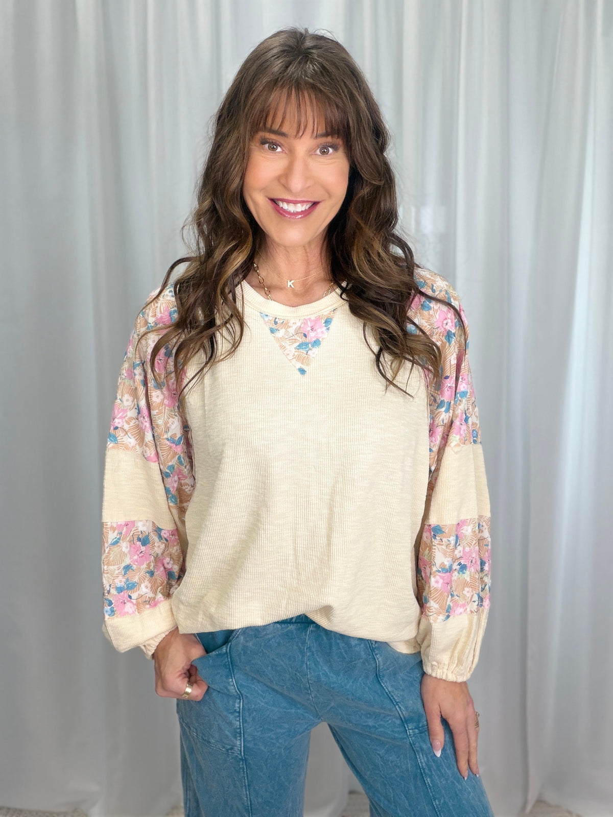 Pol Bloomline Crewneck in 2 Colors