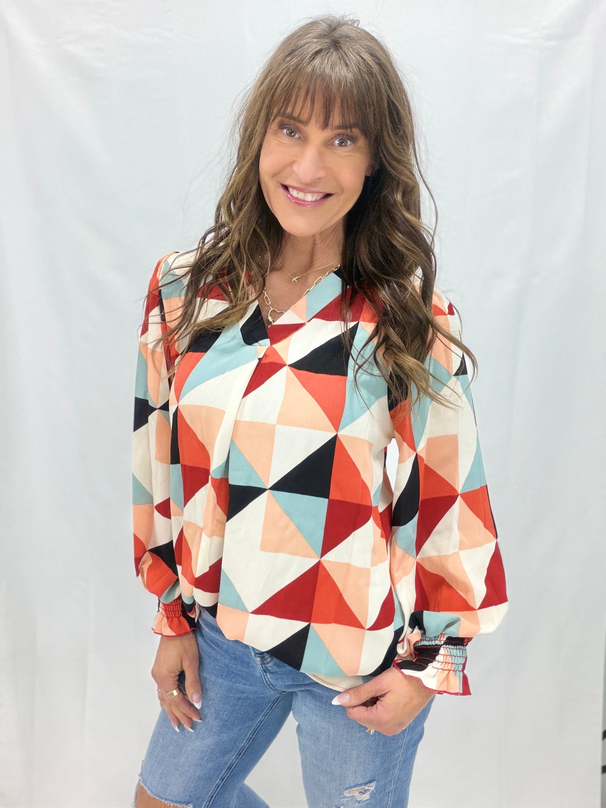 Mosaic Moment Blouse *Final Sale*
