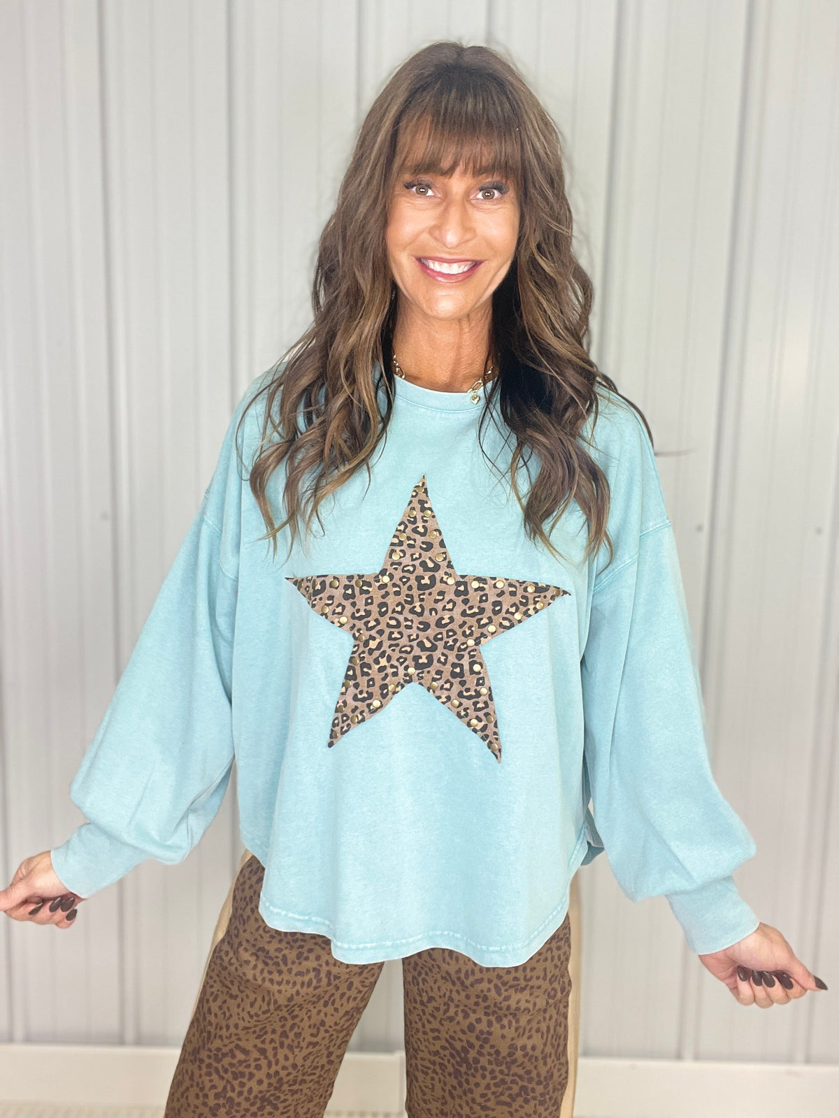 Wild & Starry Long Sleeve Top In 3 Colors