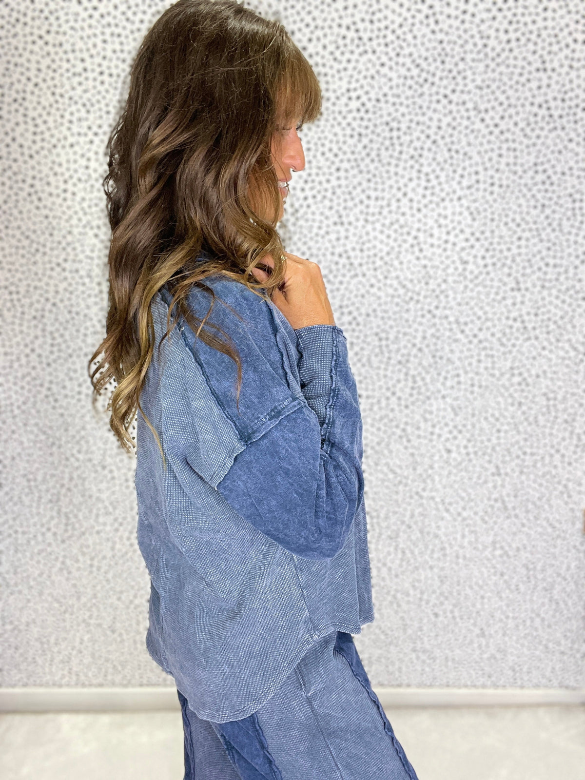 Like You Now Mineral Washed V-Neck Top In 5 Colors *Final Sale*